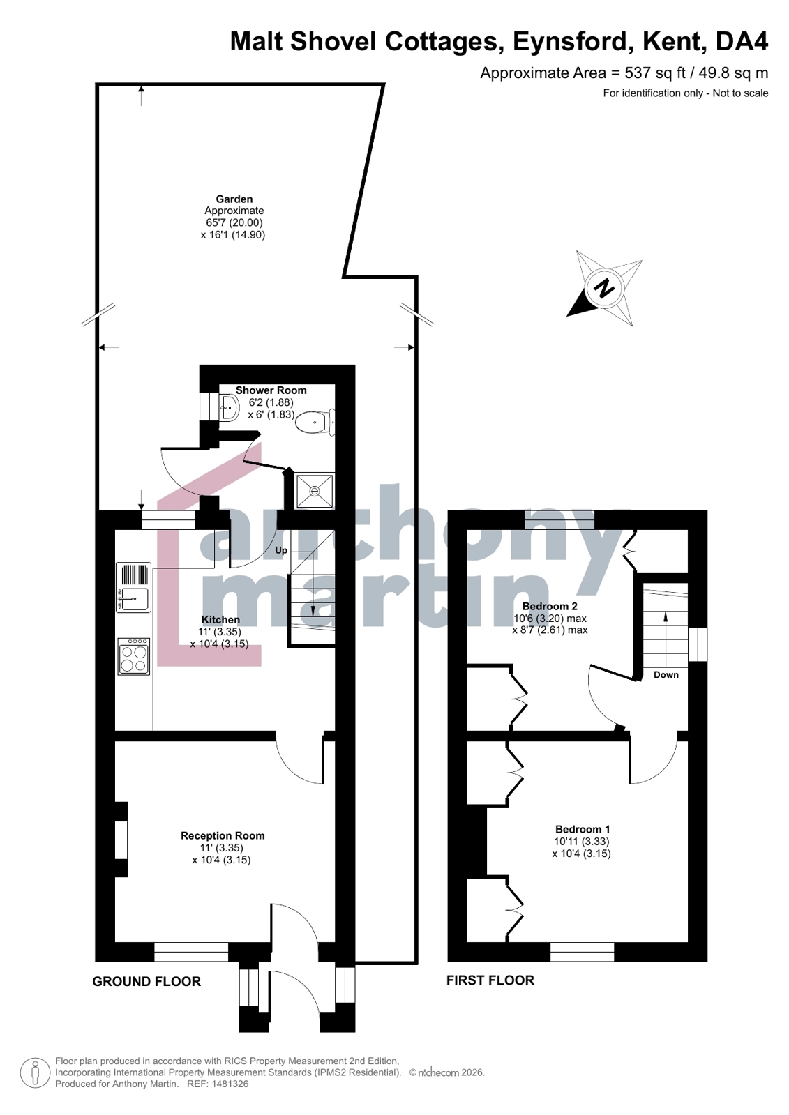 1, Malt Shovel Cottages, Kent floorplan