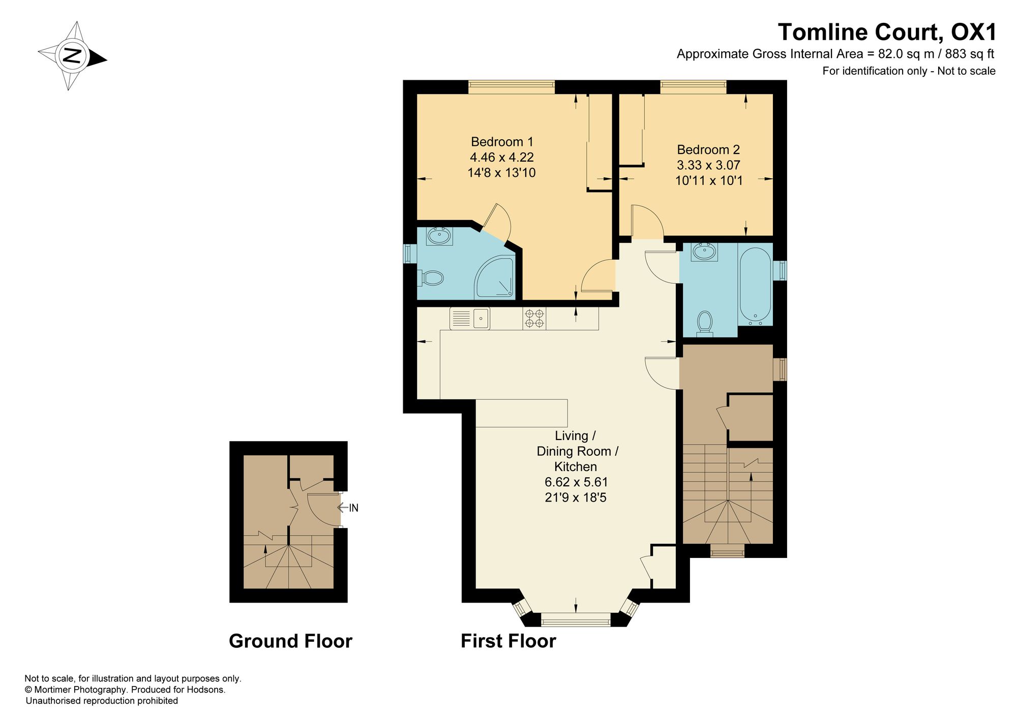 Flat 3, Tomline Court, Oxford floorplan