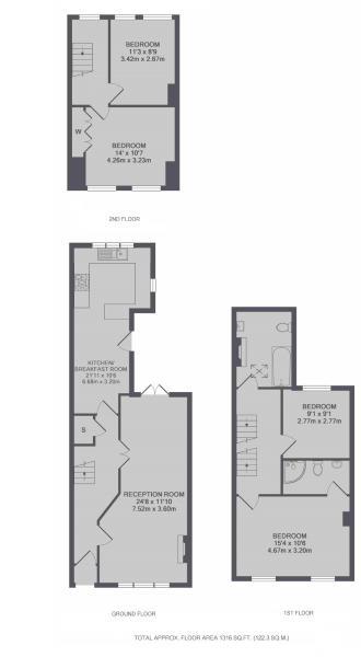 4 Bedrooms Terraced house to rent in Haliburton Road, Twickenham TW1