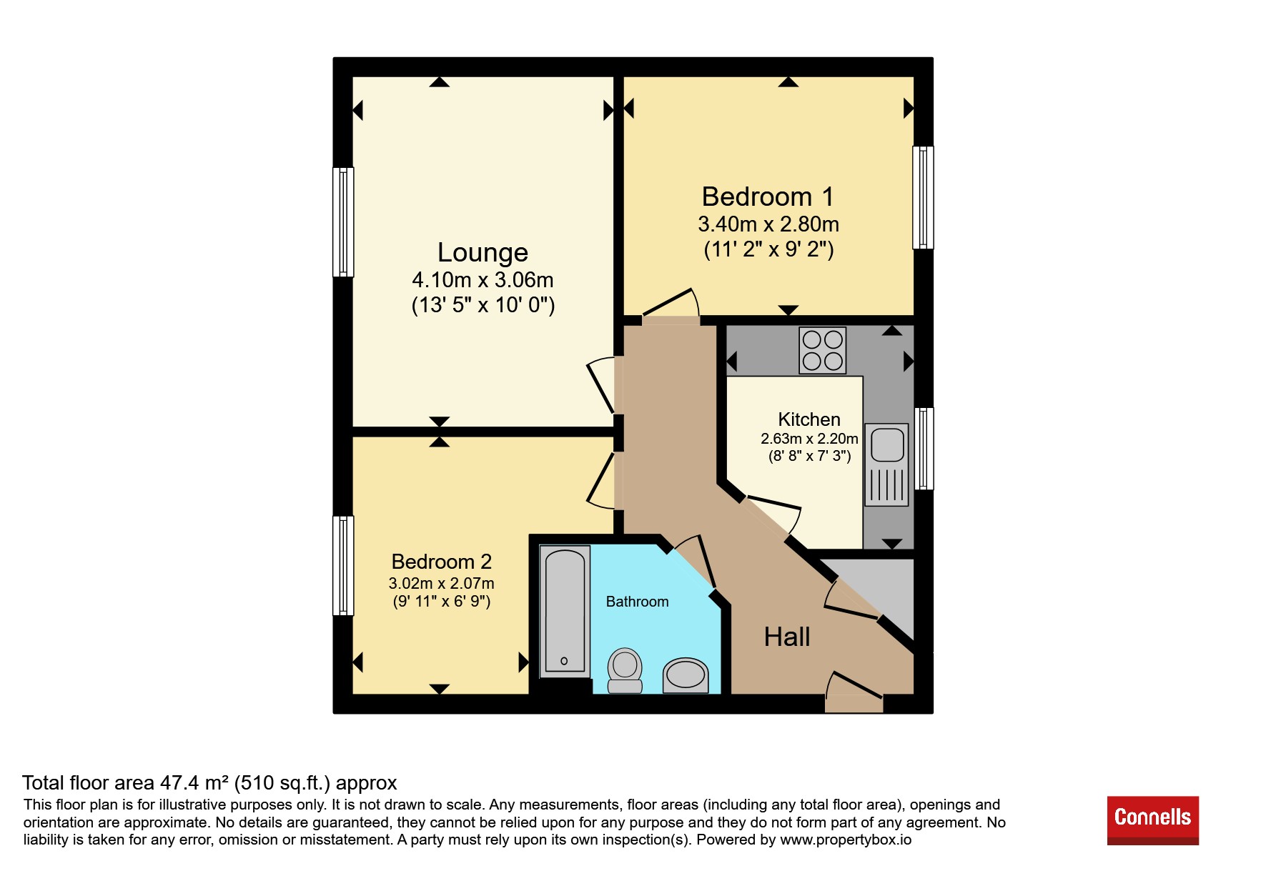 8, Parkside Court, Liberty Place, Bridgwater floorplan