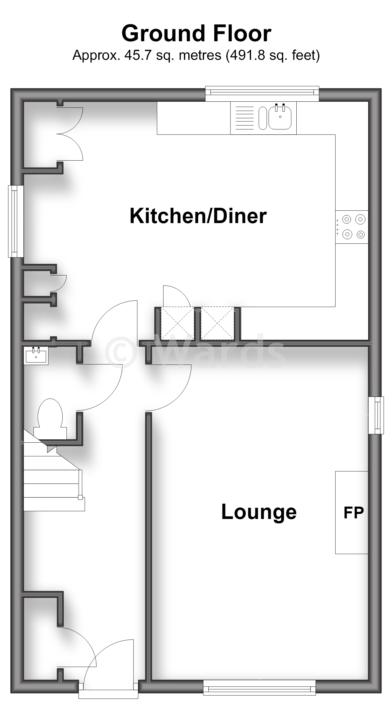 Laurel Cottage, Hoopers Lane, Herne Bay floorplan