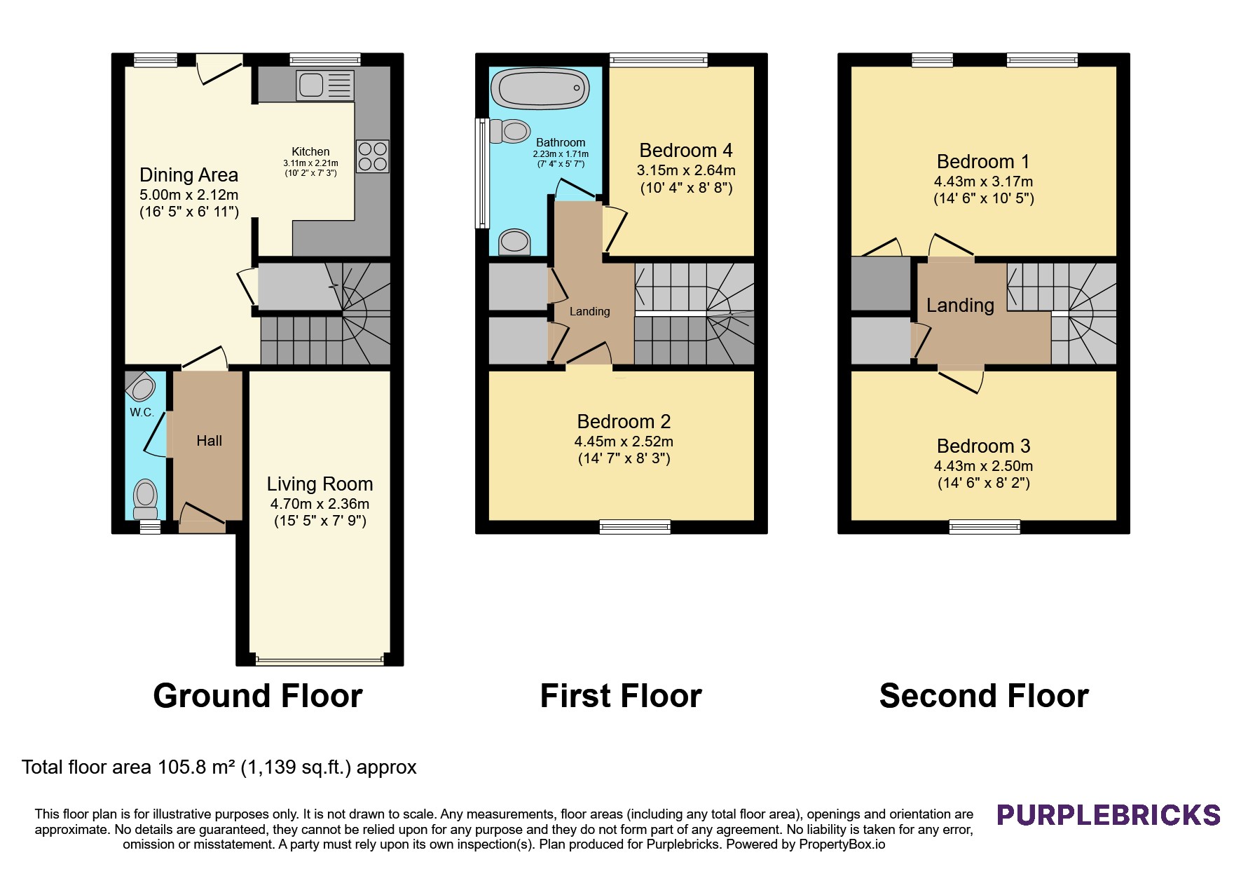 232, Conway Road, Birmingham floorplan