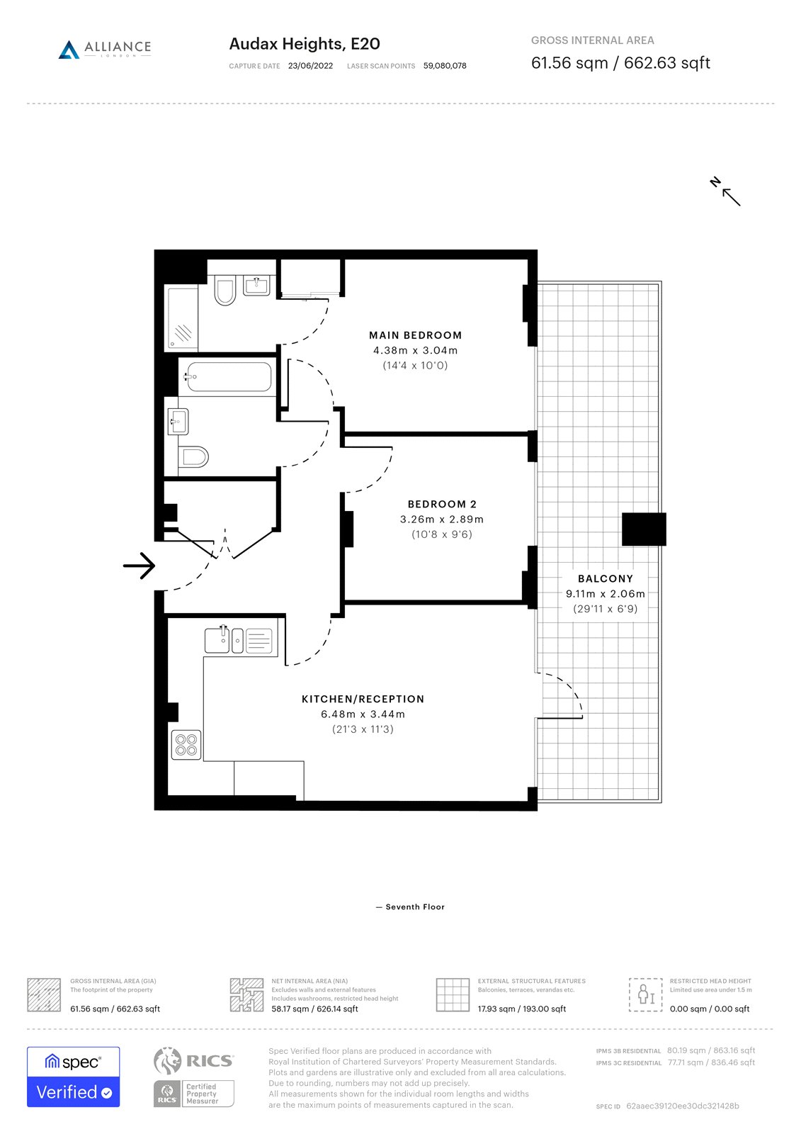 39, Audax Heights, 11 Olympic Park Avenue floorplan