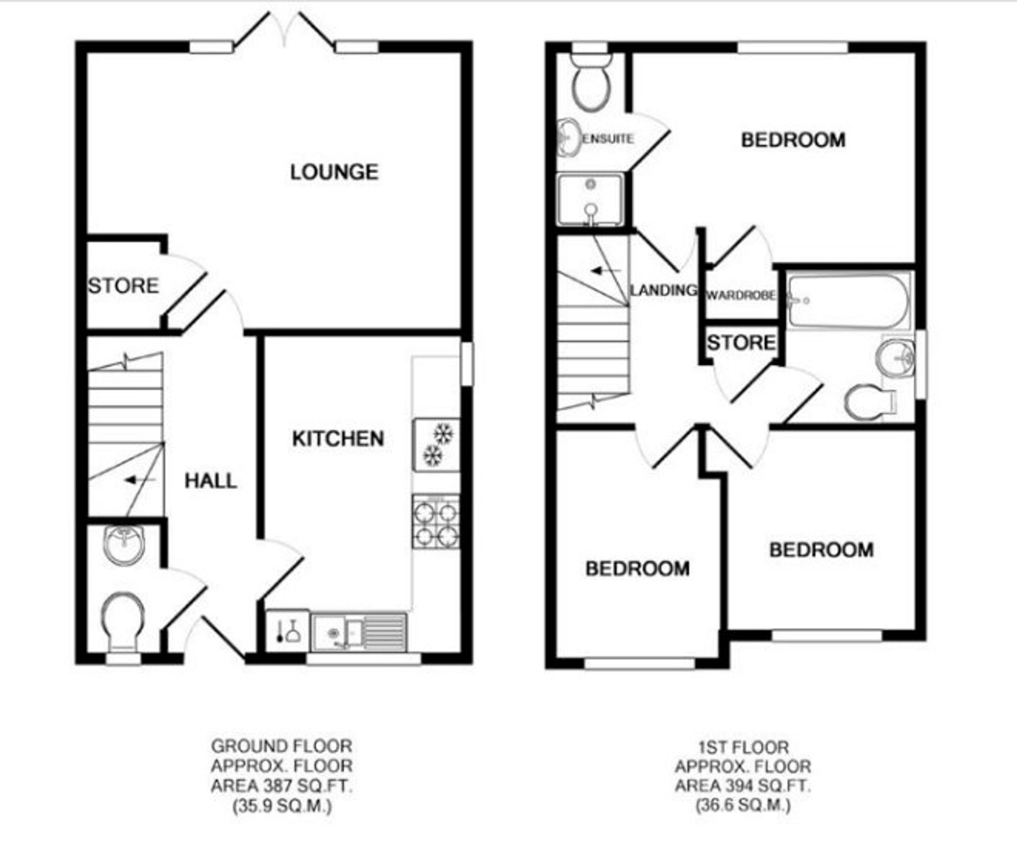 3 Old Chapel Mews High Street, Hitchin floorplan