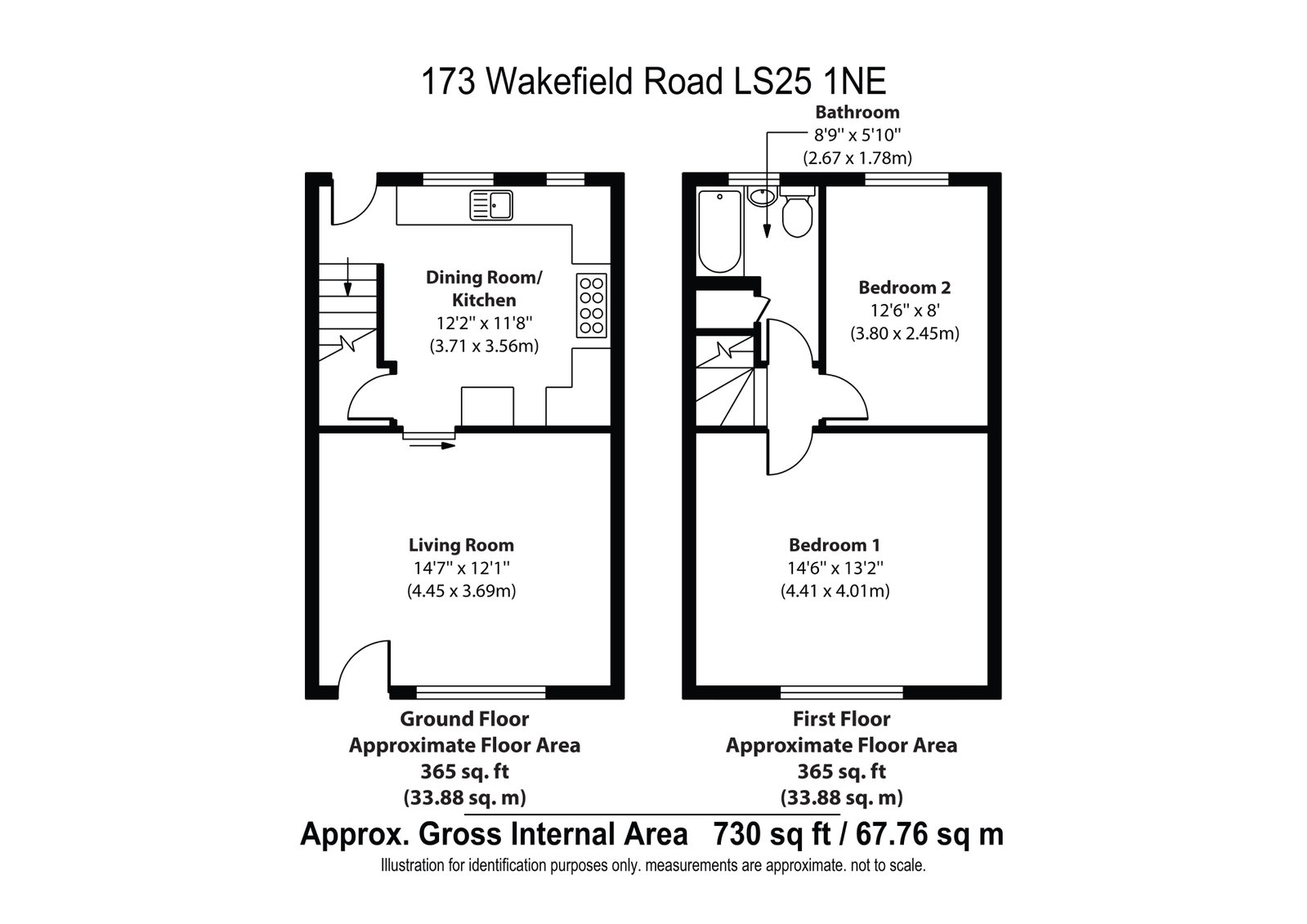 173, Wakefield Road, Leeds floorplan