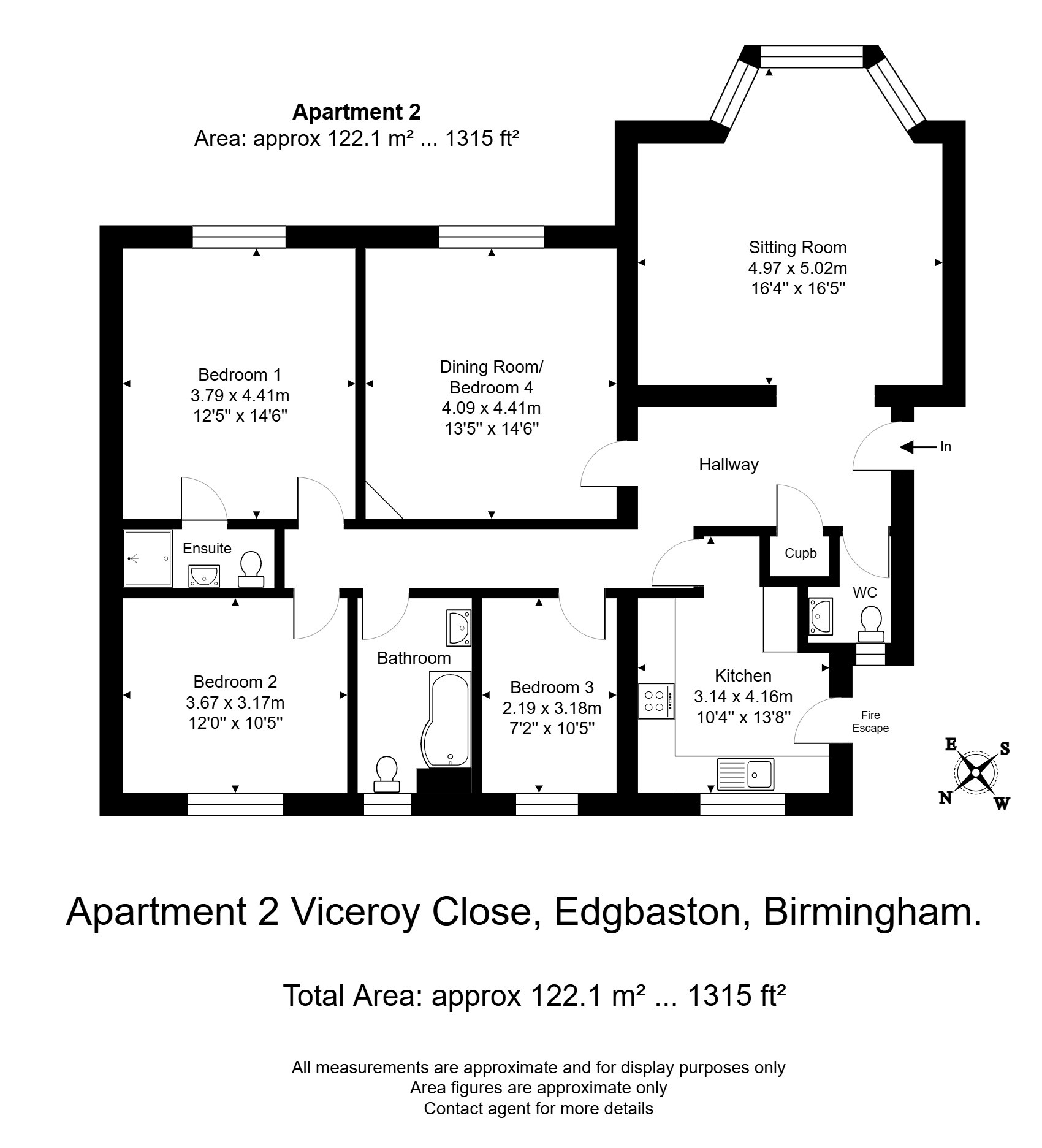 2, Viceroy Close, Edgbaston, Birmingham floorplan