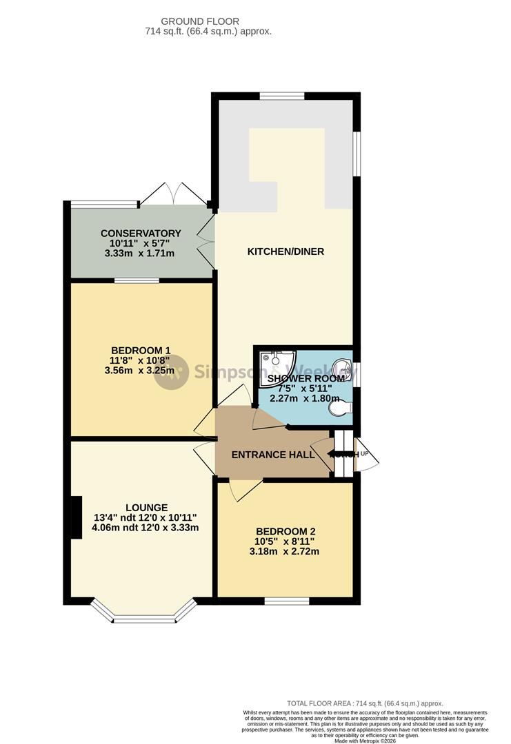 102, St. Margarets Avenue, Rushden floorplan