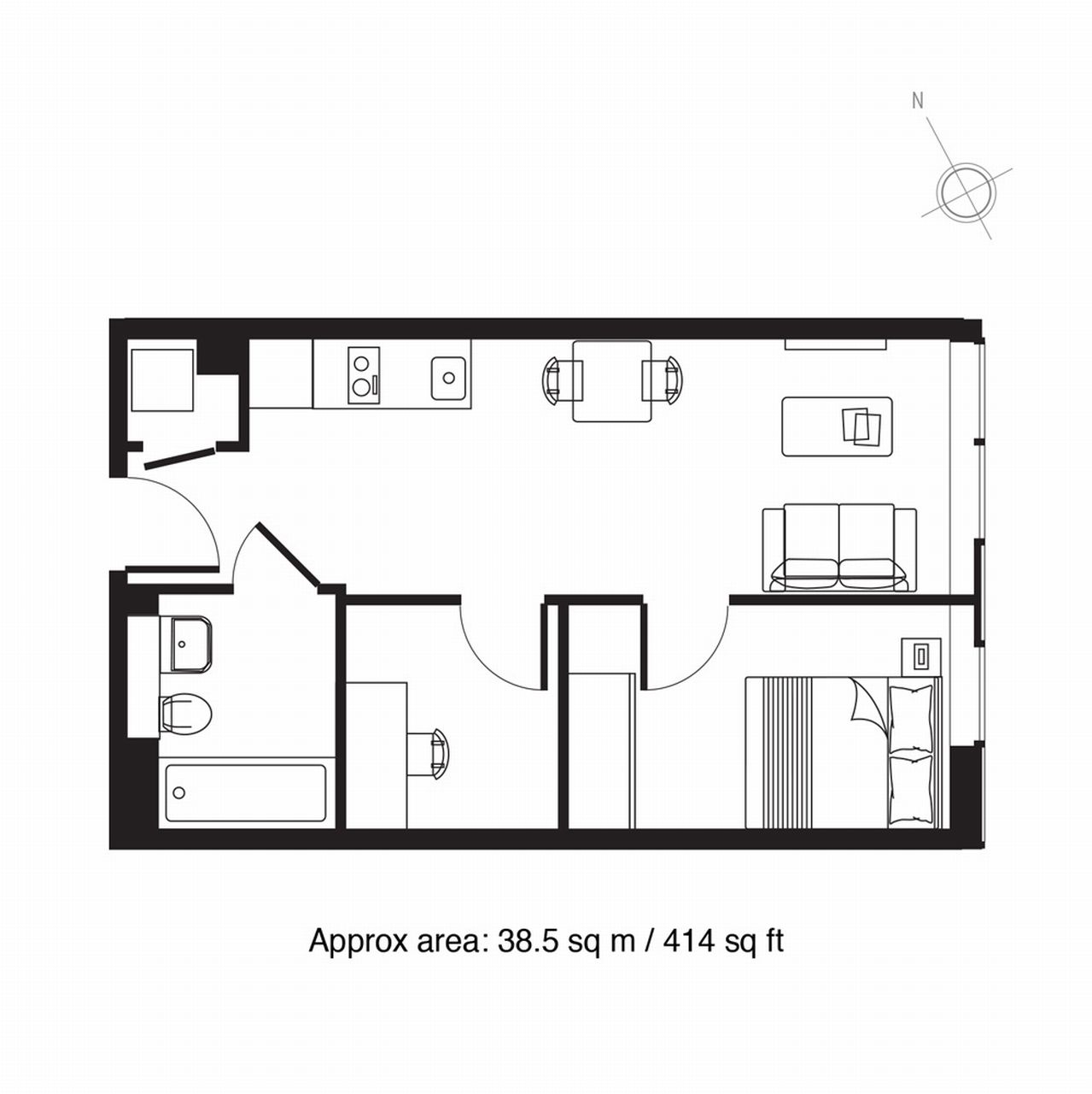 1 Bedrooms Flat to rent in Atria, 219 Bath Road, Slough, Berkshire SL1