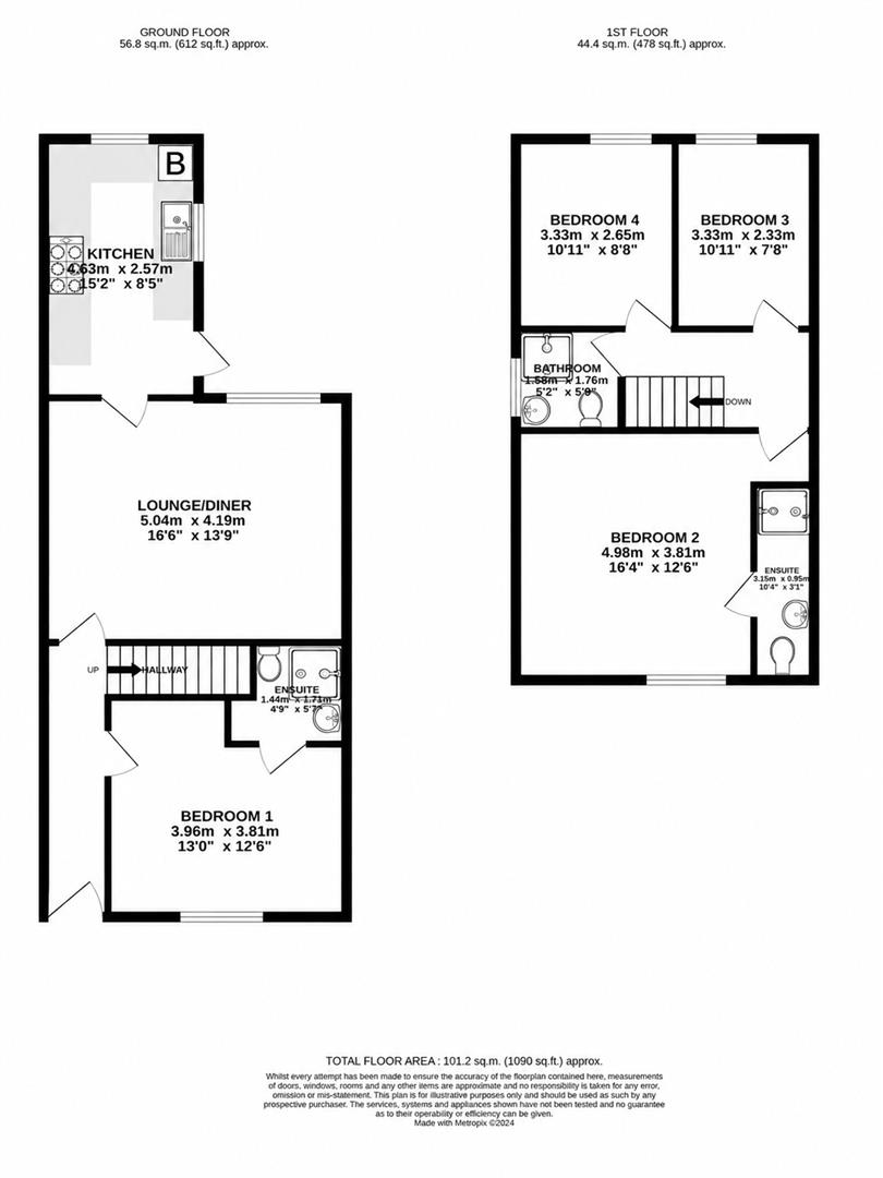 51, Colbran Street, Burnley floorplan