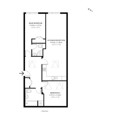 Flat 12, Cromwell House, Ruislip floorplan
