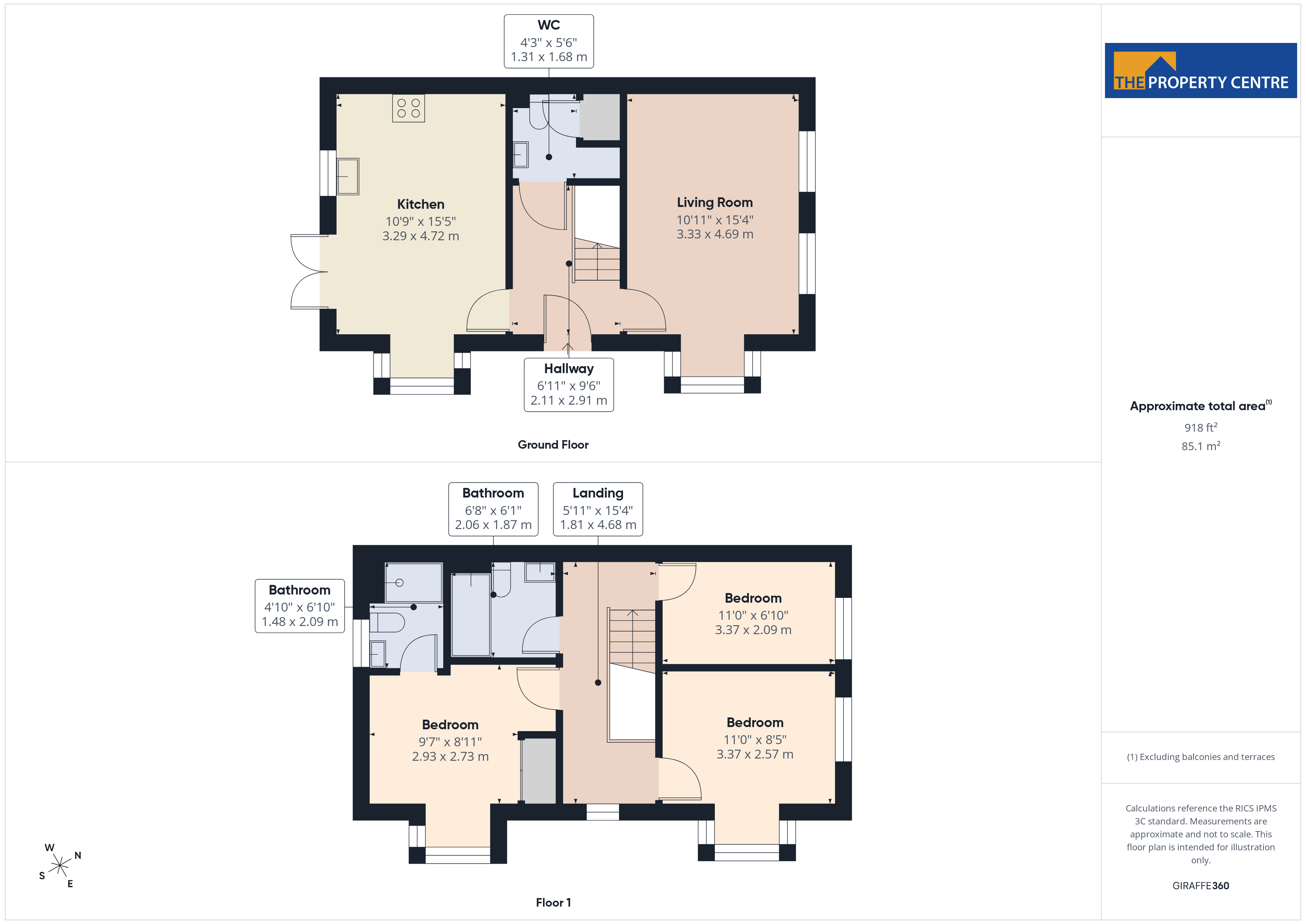 26, Viceroy Close, Gloucester floorplan