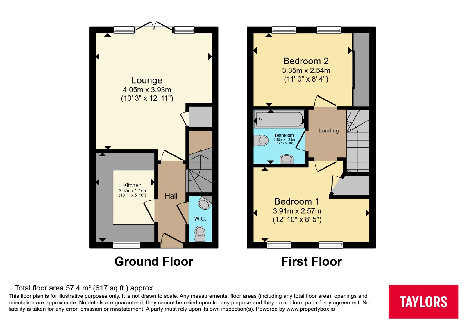 14, Turner Road, Bristol floorplan