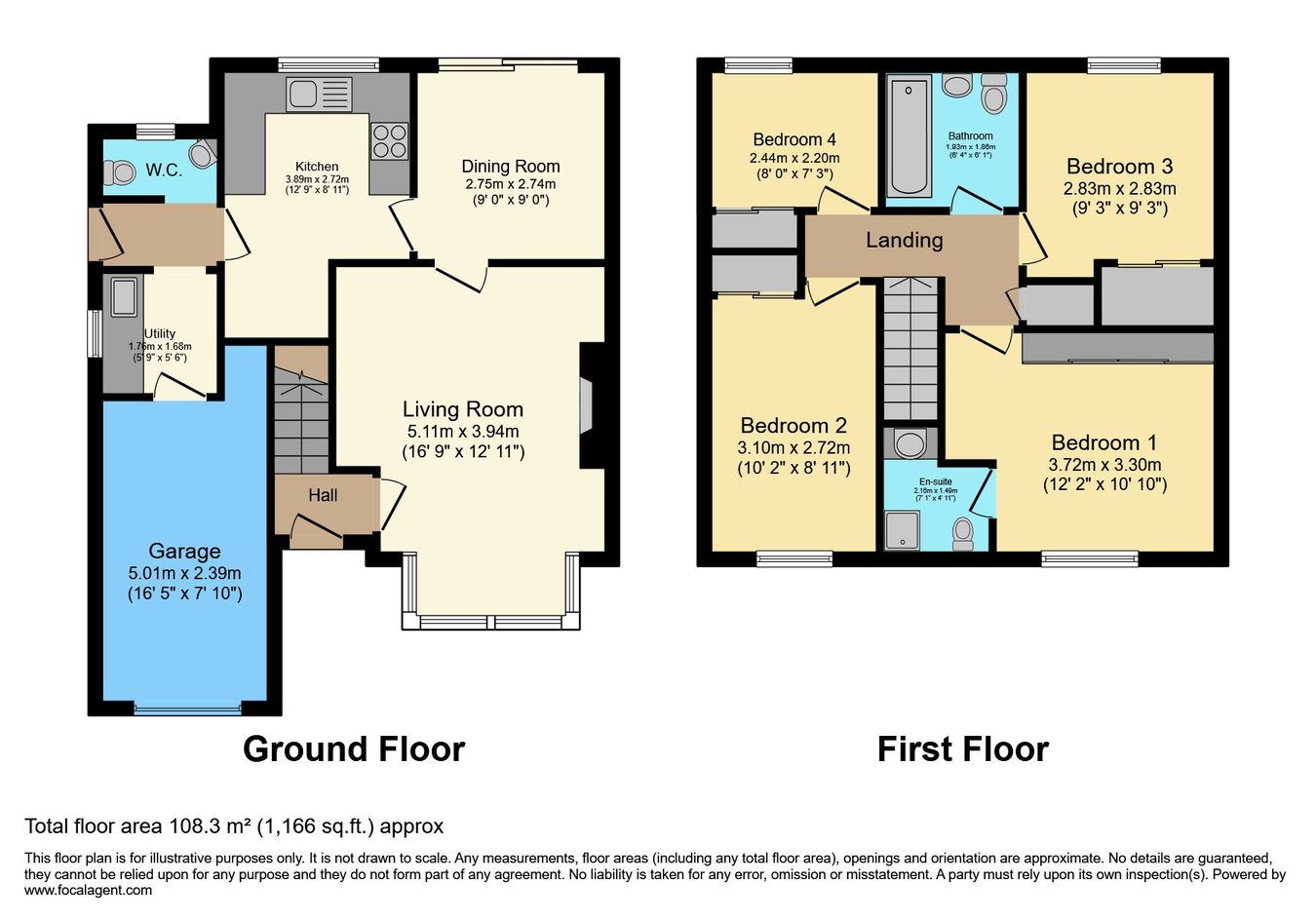 5, Tylney Close, Coventry floorplan