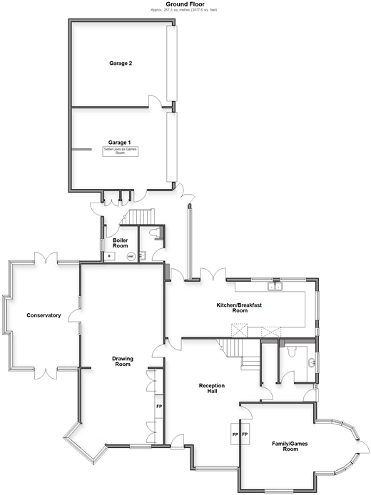 Ashurst Road Ashurst, Tunbridge Wells floorplan