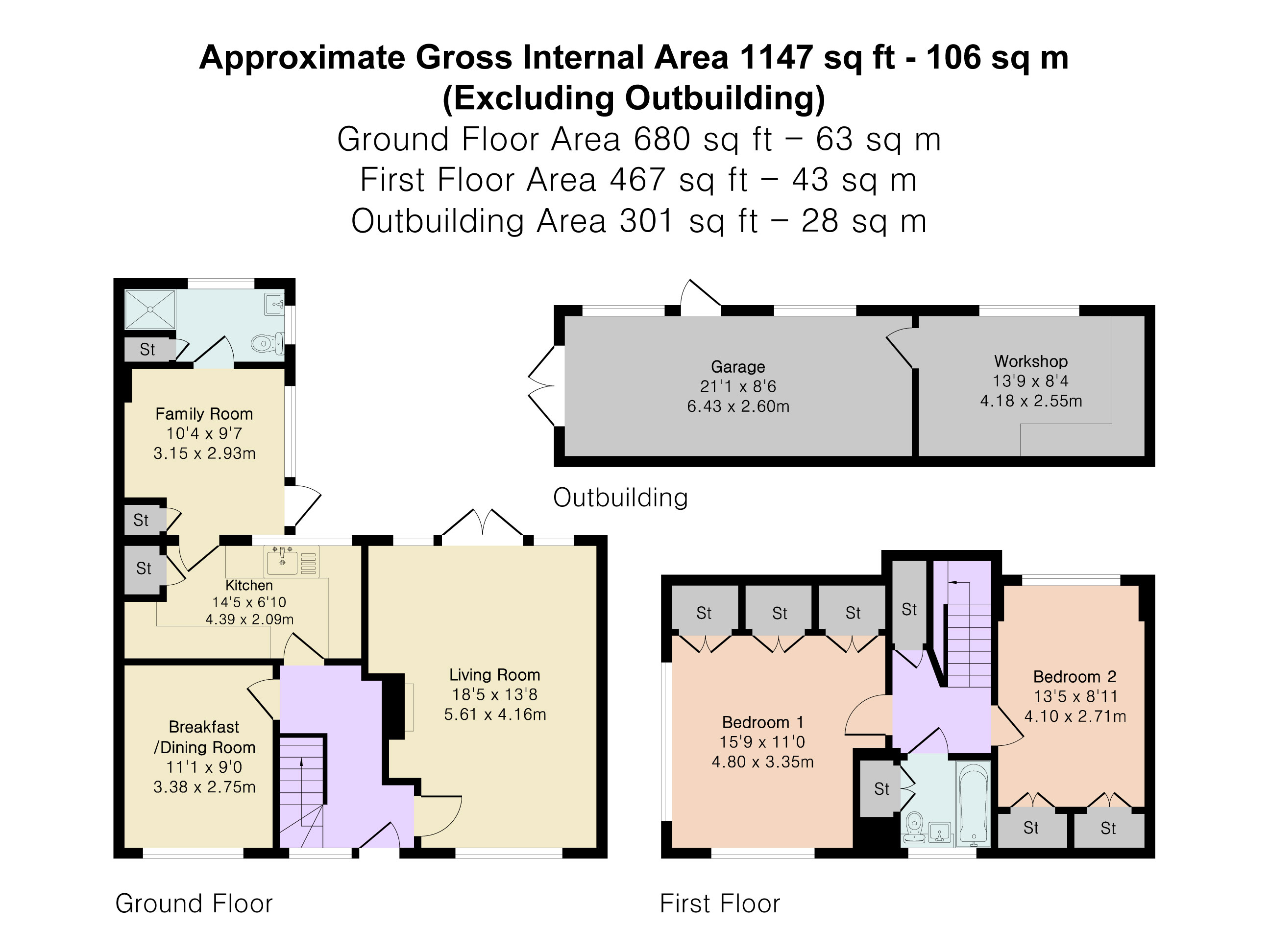 16, Gloucester Close, Petersfield floorplan
