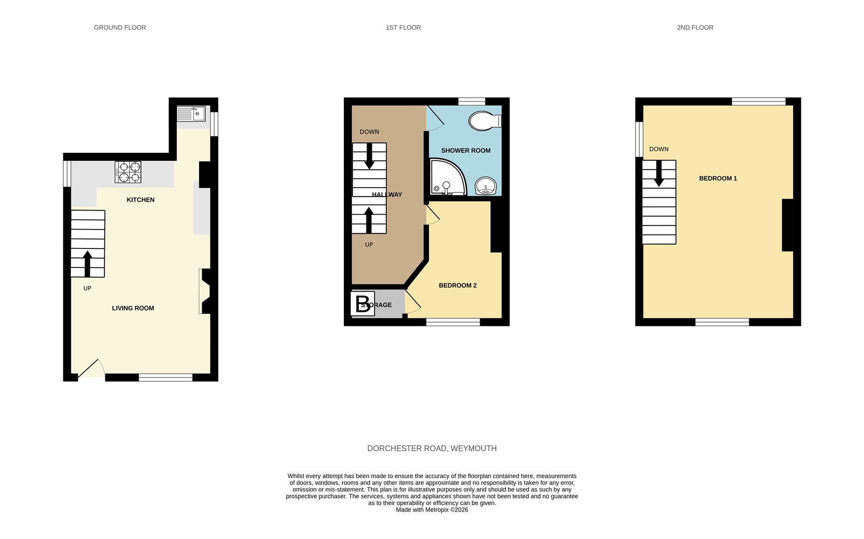 611, Dorchester Road, Weymouth floorplan