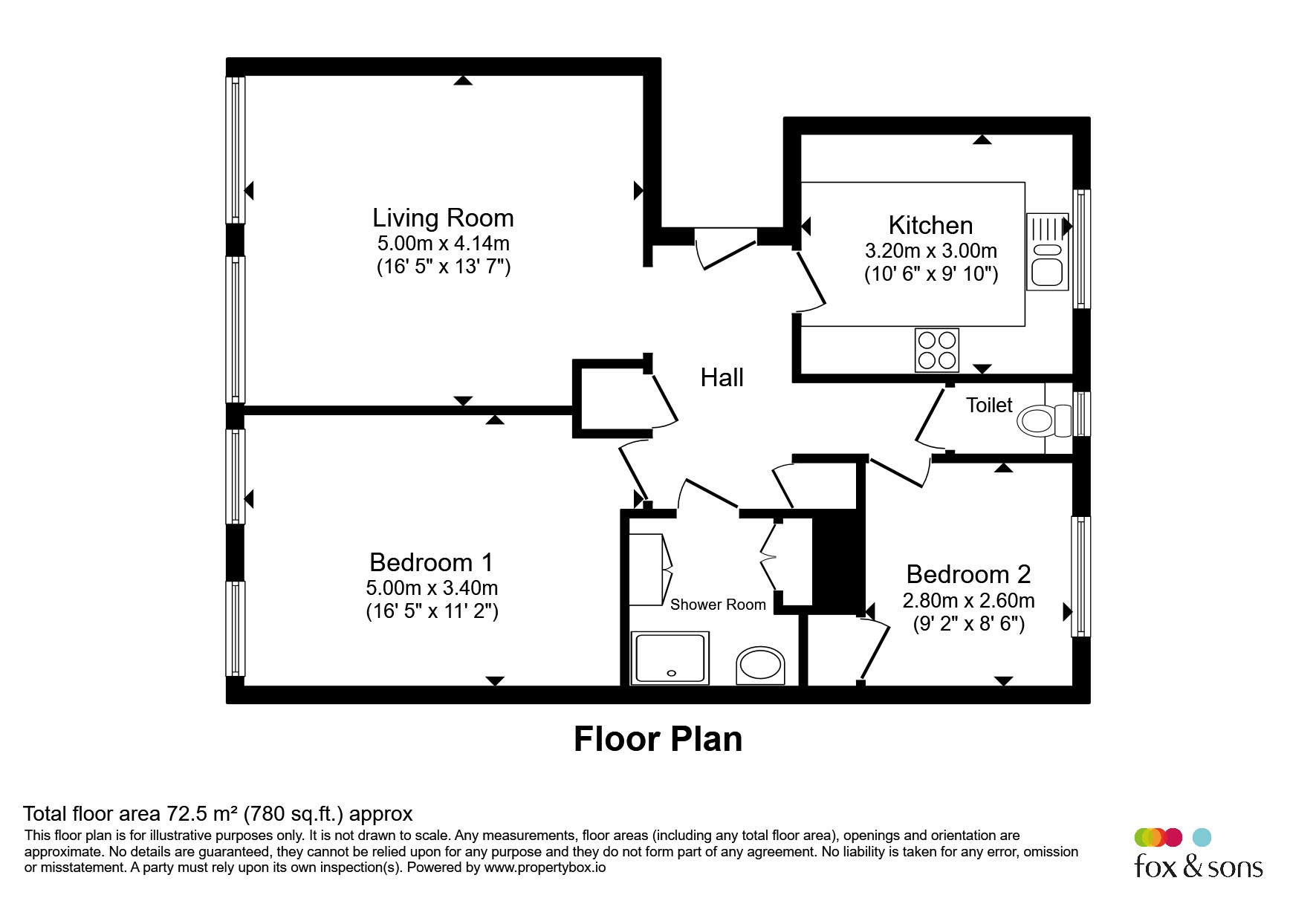 21, Albany Court, Robertson Terrace, Hastings floorplan