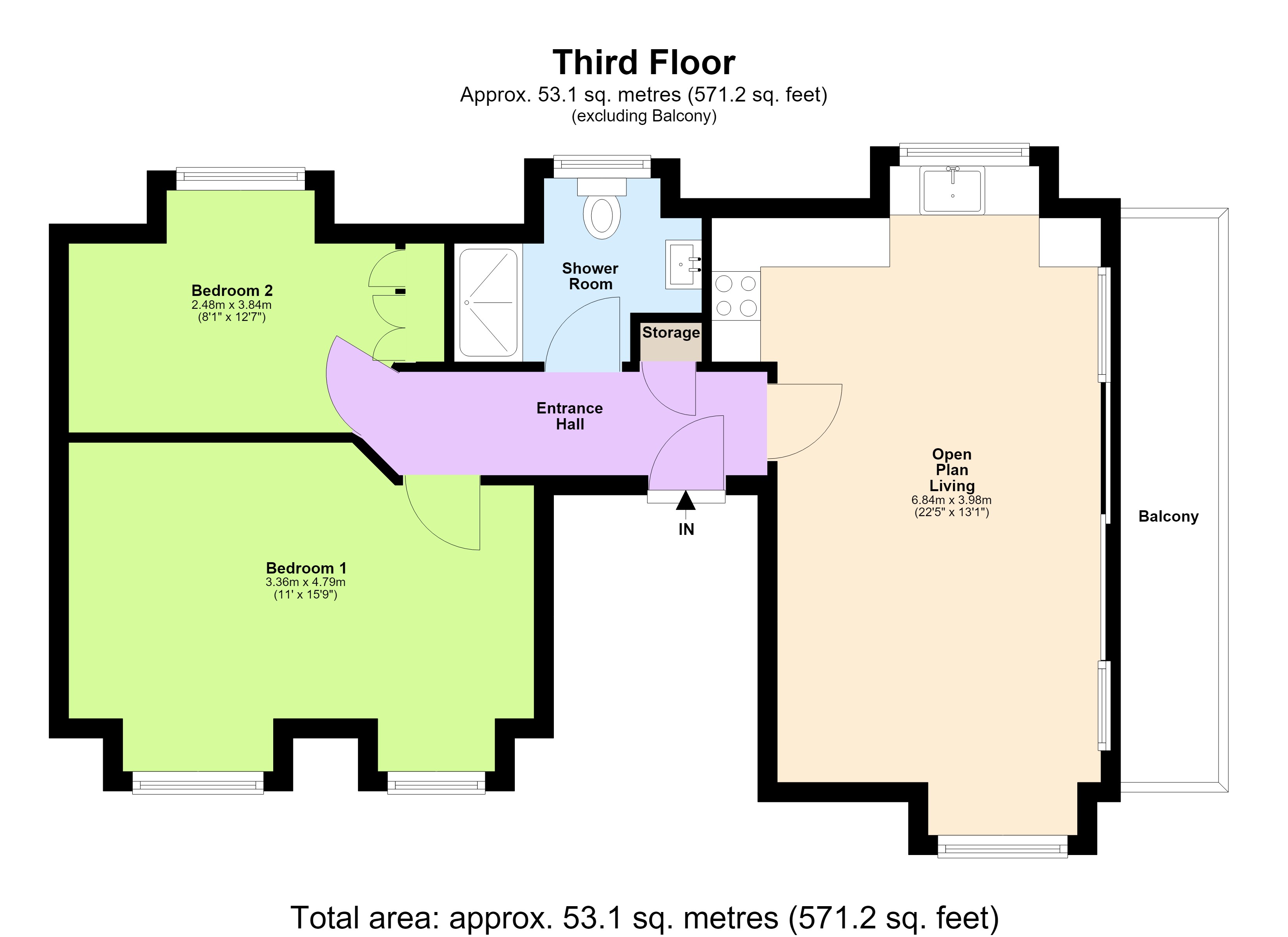64D,, Glenview Road, Hertfordshire floorplan