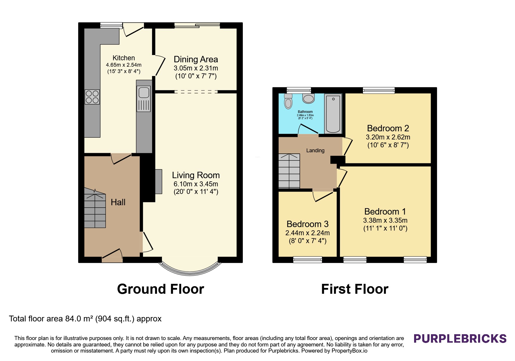 King William Close, Kempston, Bedford floorplan