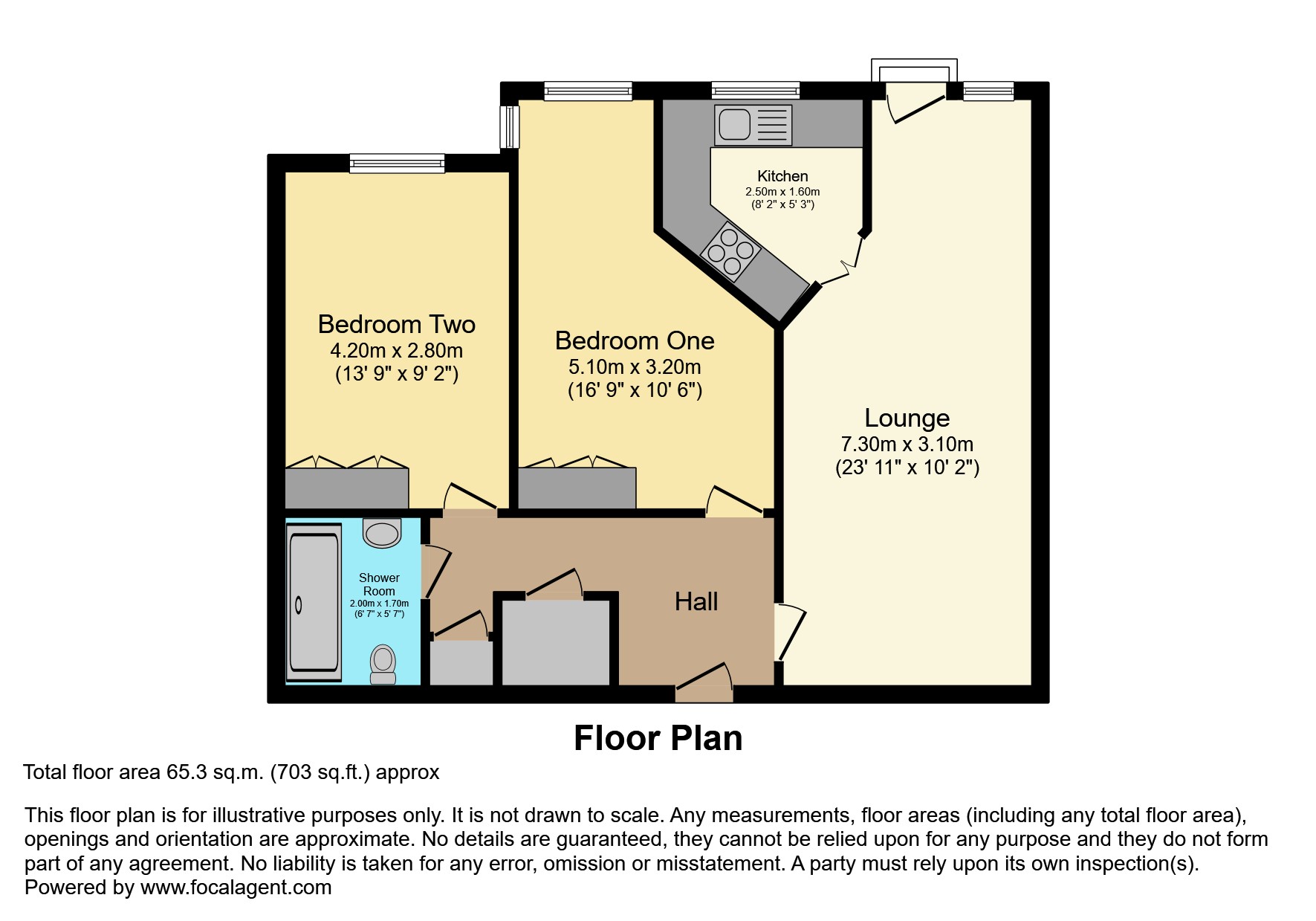 45, Regal Court (Trowbridge), Trowbridge floorplan