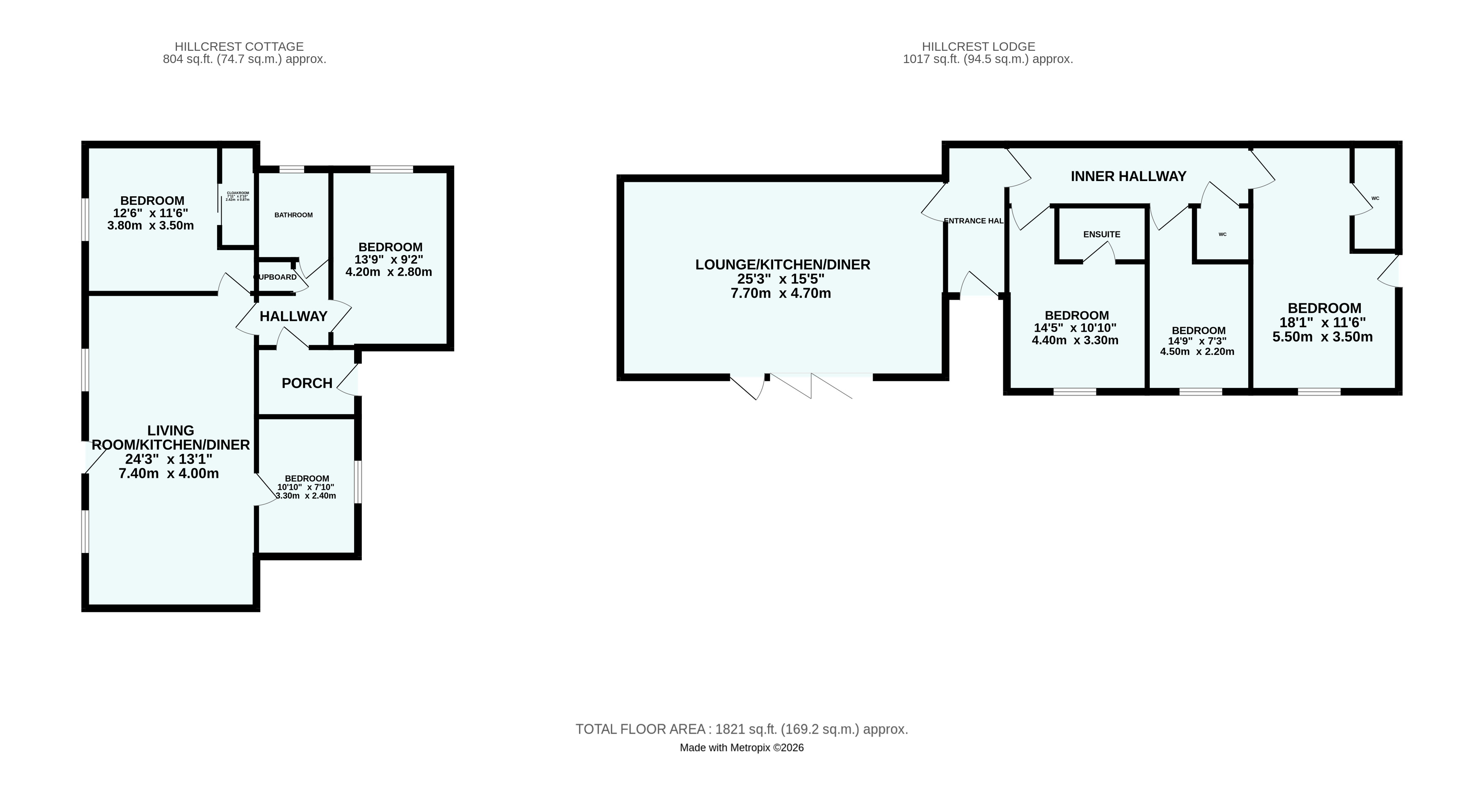 Hillcrest Cottage,, Trenerth Road, Hayle floorplan
