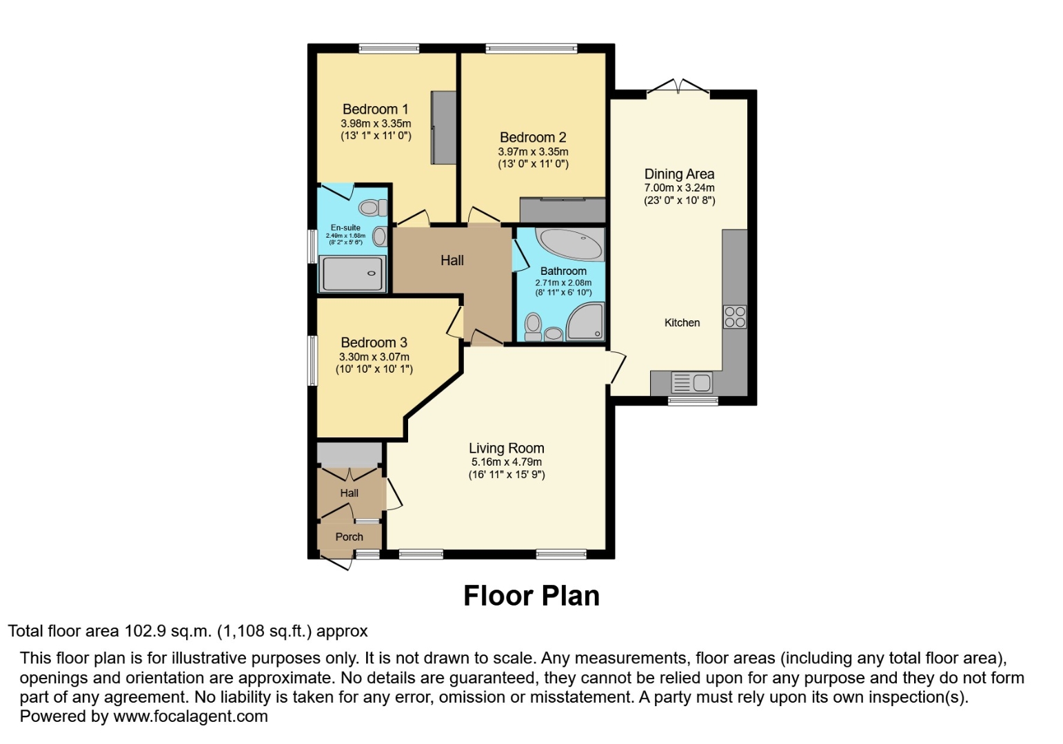 11, The Mall, Stalybridge floorplan