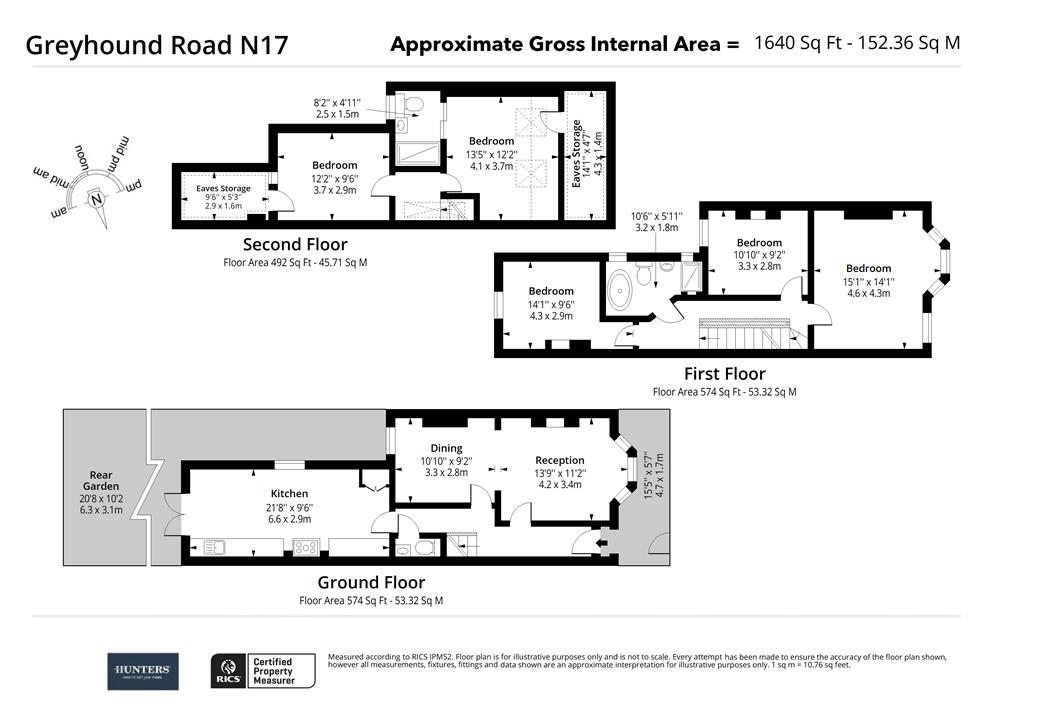 14, Greyhound Road, London floorplan
