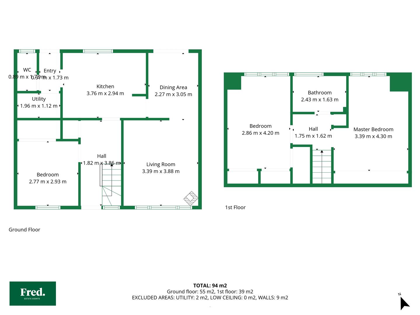 26, Calder Grove, Motherwell floorplan