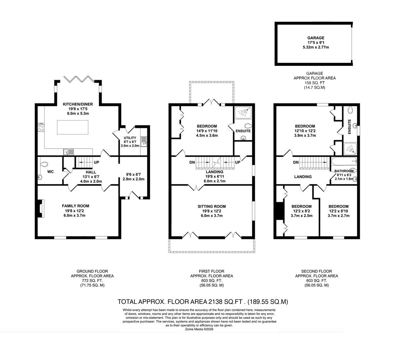 67, Tower View, Kings Hill floorplan