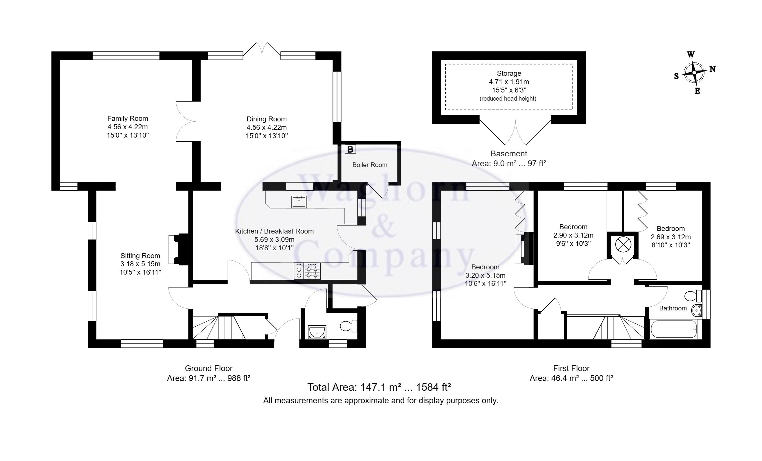 Bounds Oak Way, Southborough, Tunbridge Wells TN4, 3 bedroom detached