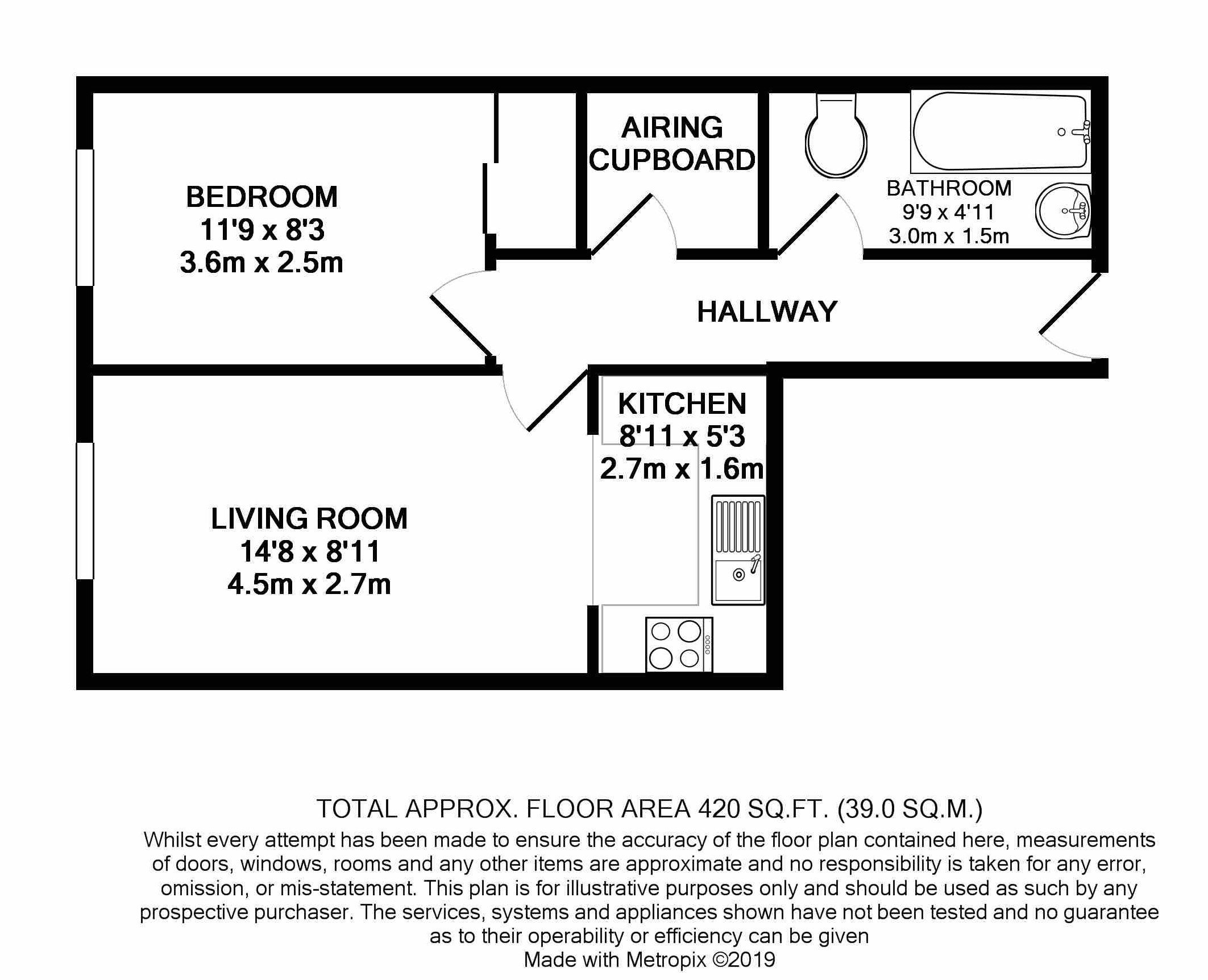 1 Bedrooms Flat to rent in Marlow Court, Crowborough TN6