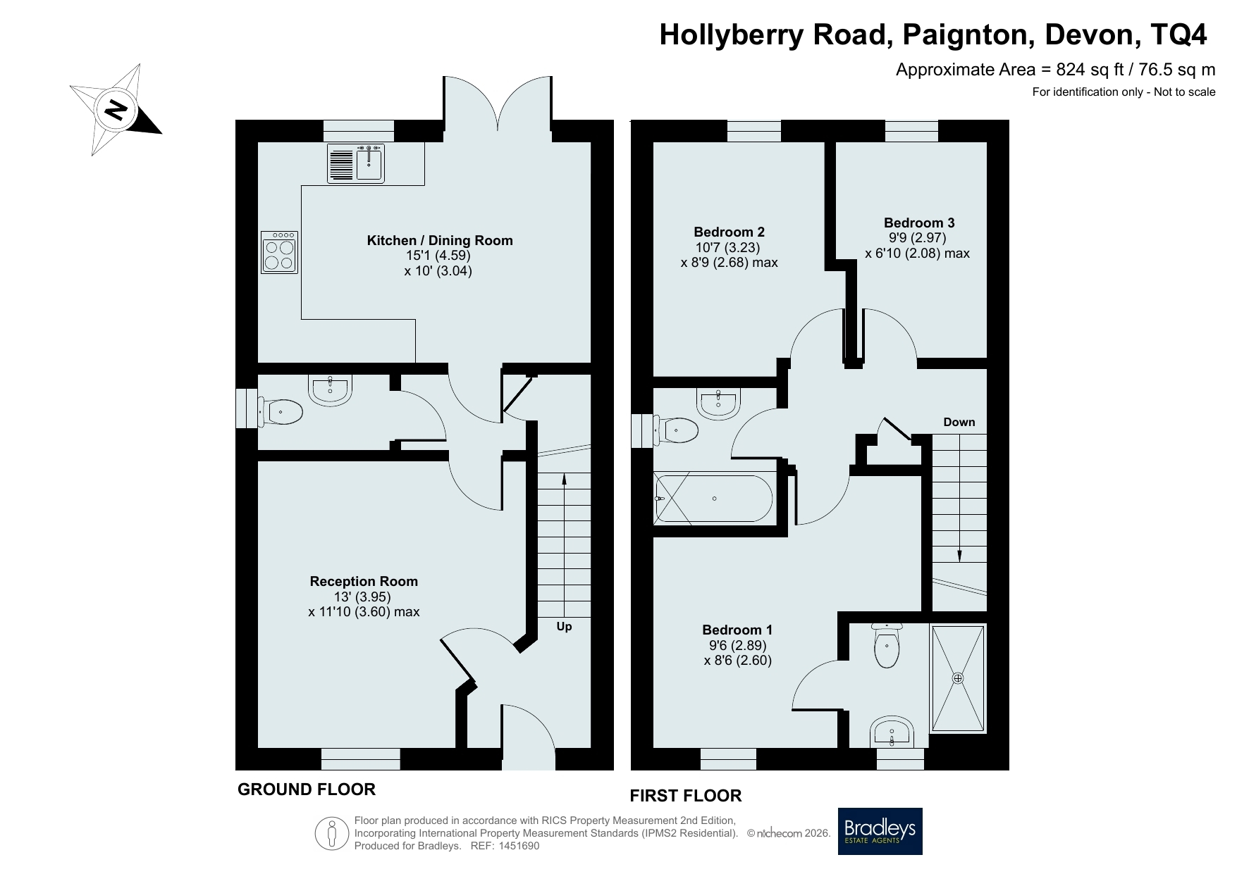 15, Hollyberry Road, Devon floorplan