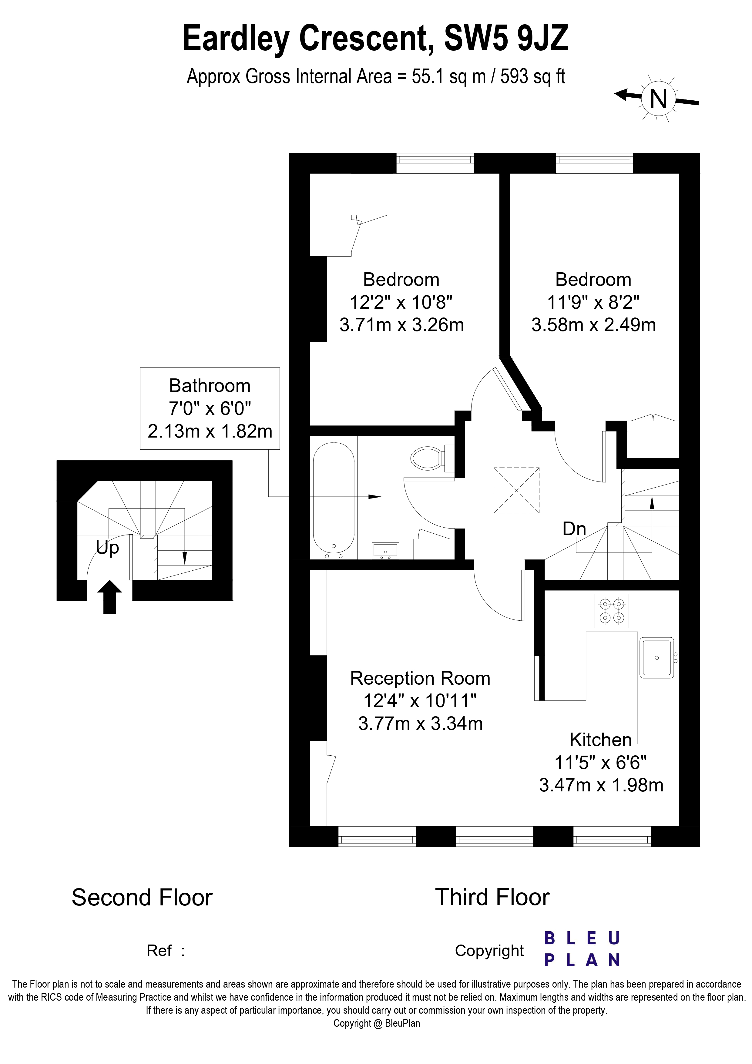 Eardley Crescent, London floorplan