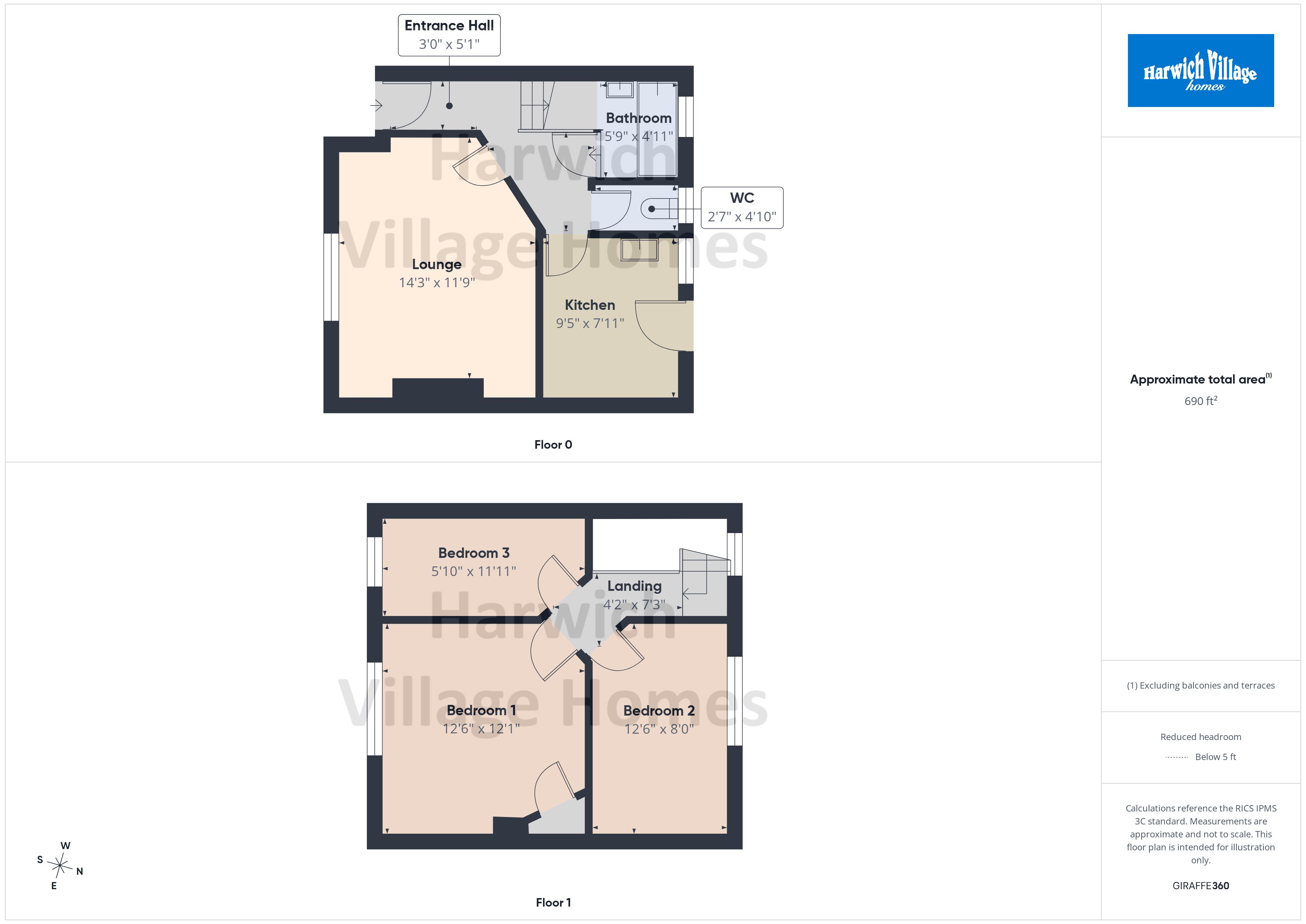 5, Harbour Crescent, Essex floorplan