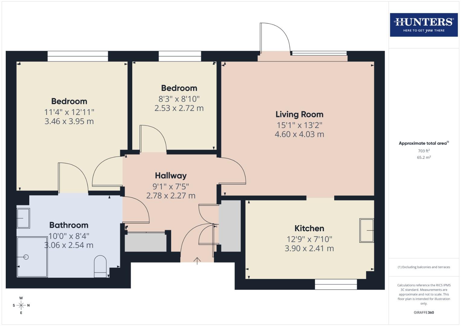 55, Plaxton Court, Scarborough floorplan