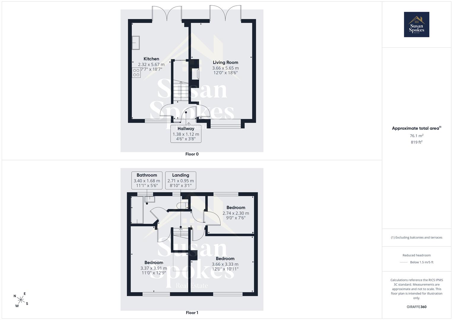 79, Belloc Avenue, South Shields floorplan
