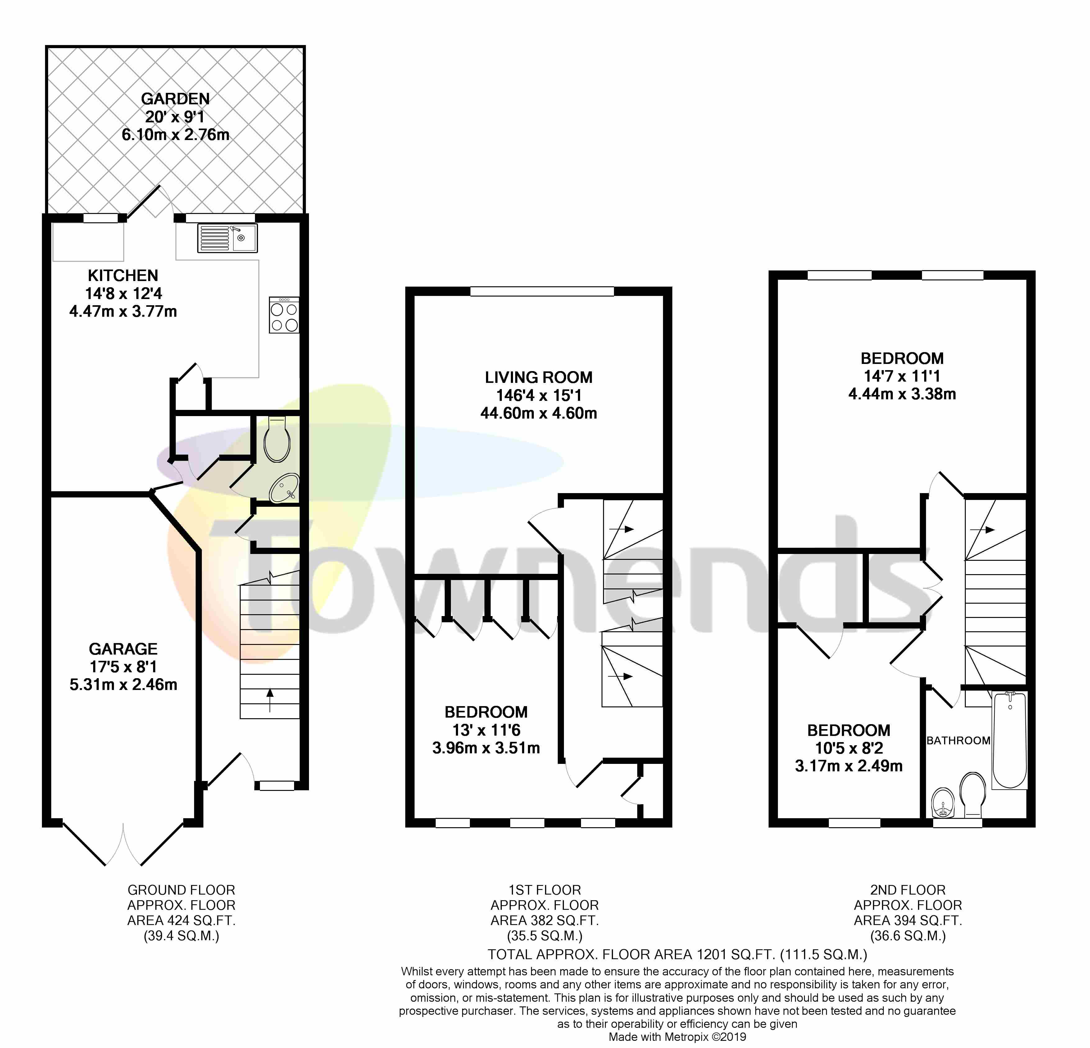 3 Bedrooms Terraced house for sale in Yeoman Close, London SE27