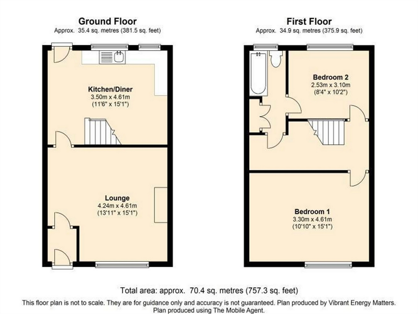 2 Bedrooms Terraced house to rent in New George Street, Bury BL8