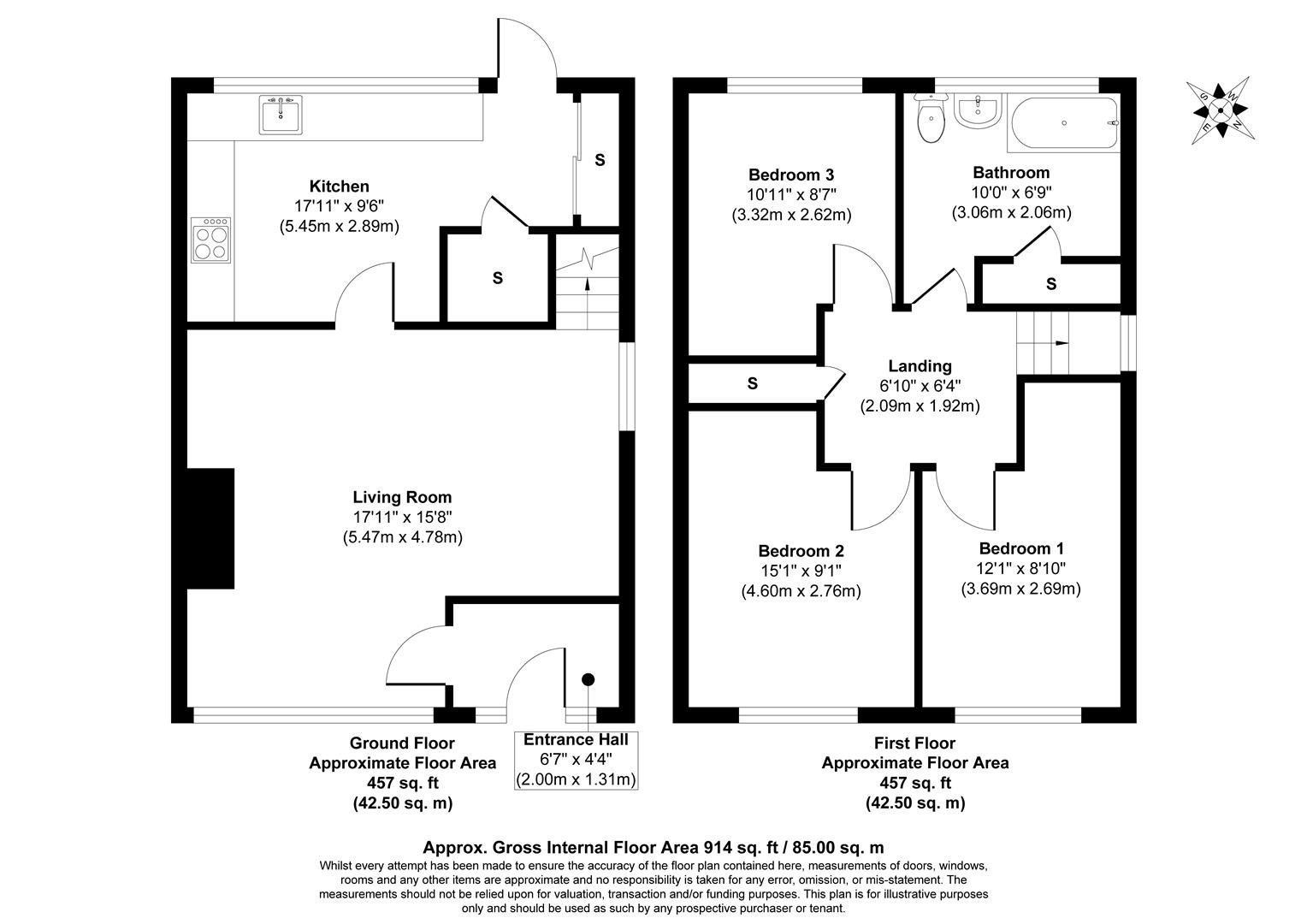 19, Cedar Wood, Brough floorplan