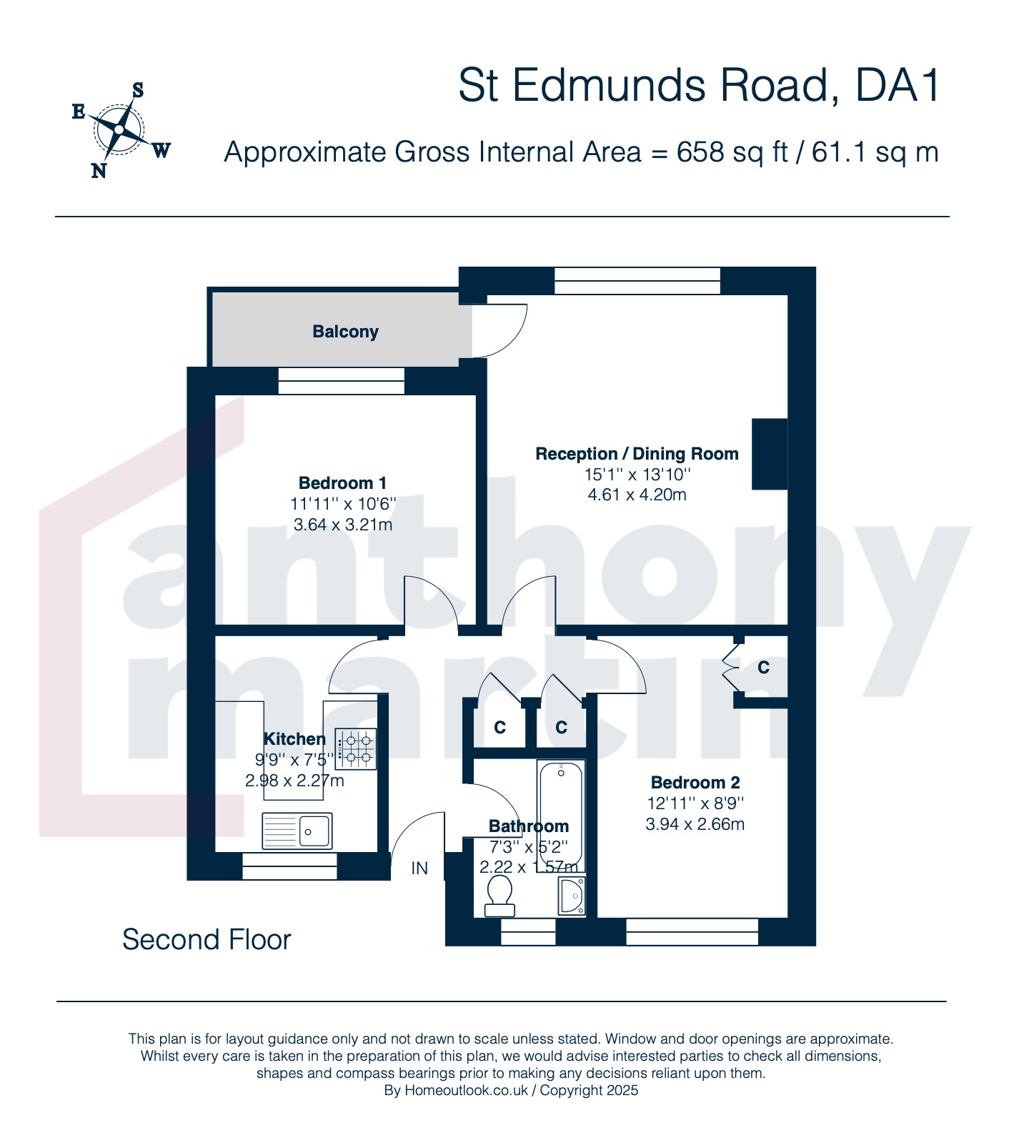 60, St Edmunds Road, Kent floorplan