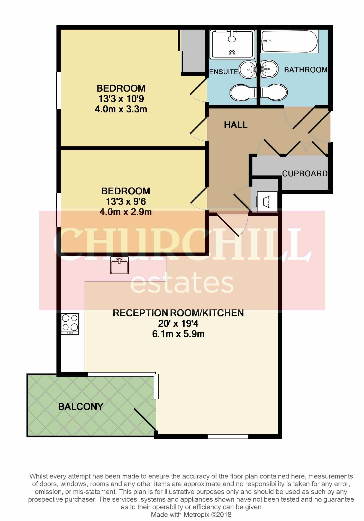 2 Bedrooms Flat to rent in Cleveland Park Avenue, London E17