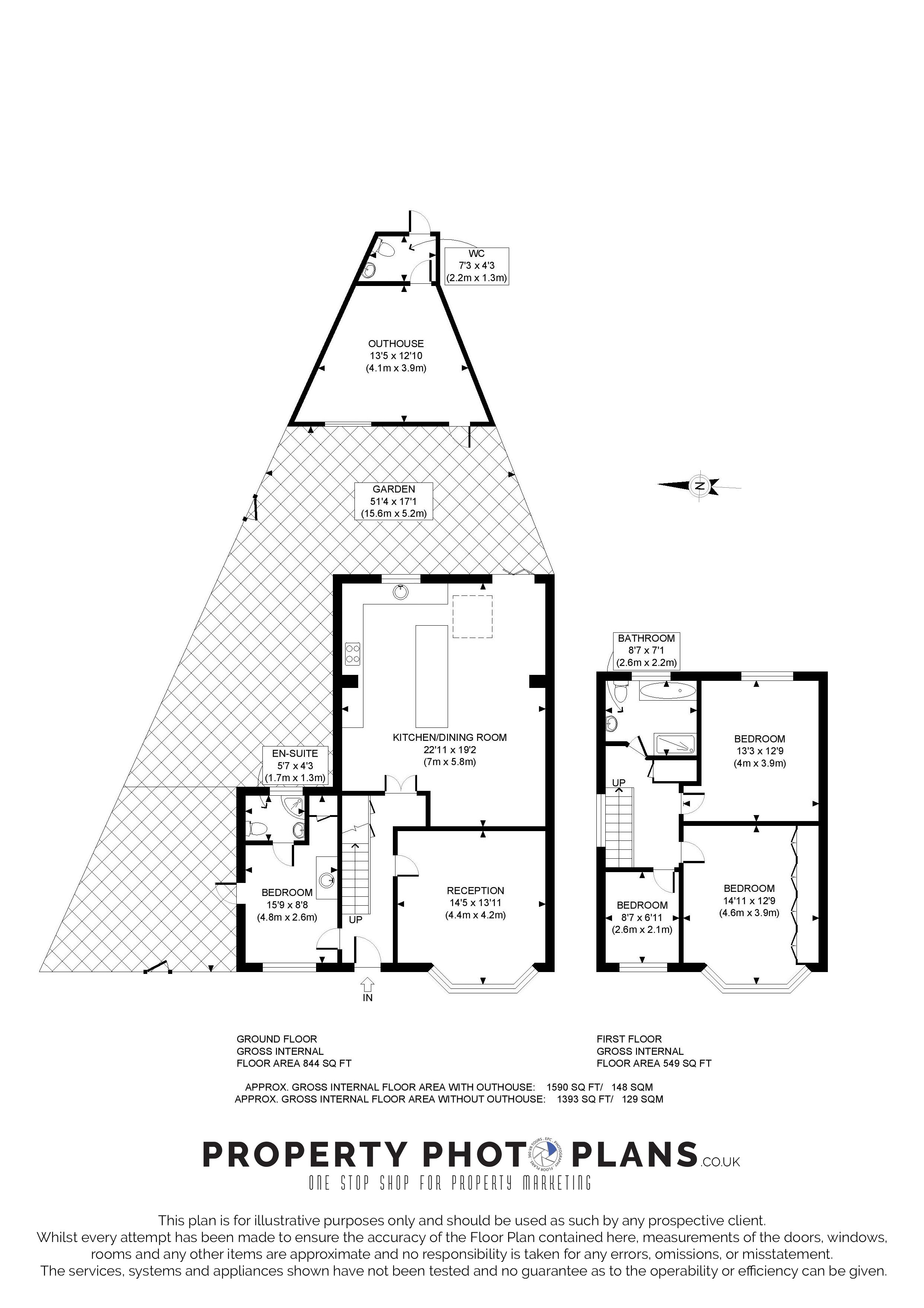 28, Durham Road, North Harrow floorplan