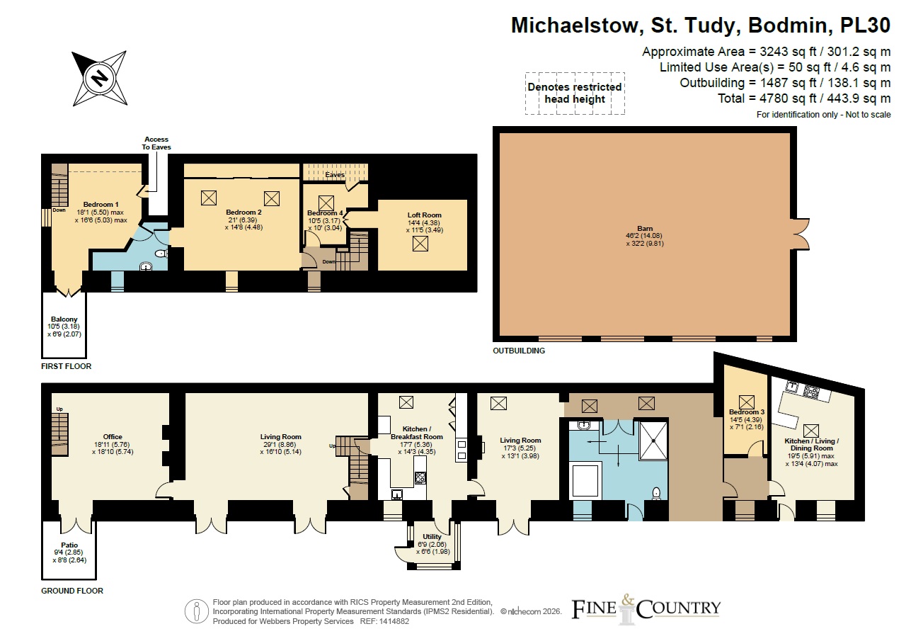 Little Trenewth,, Michaelstow, Bodmin floorplan