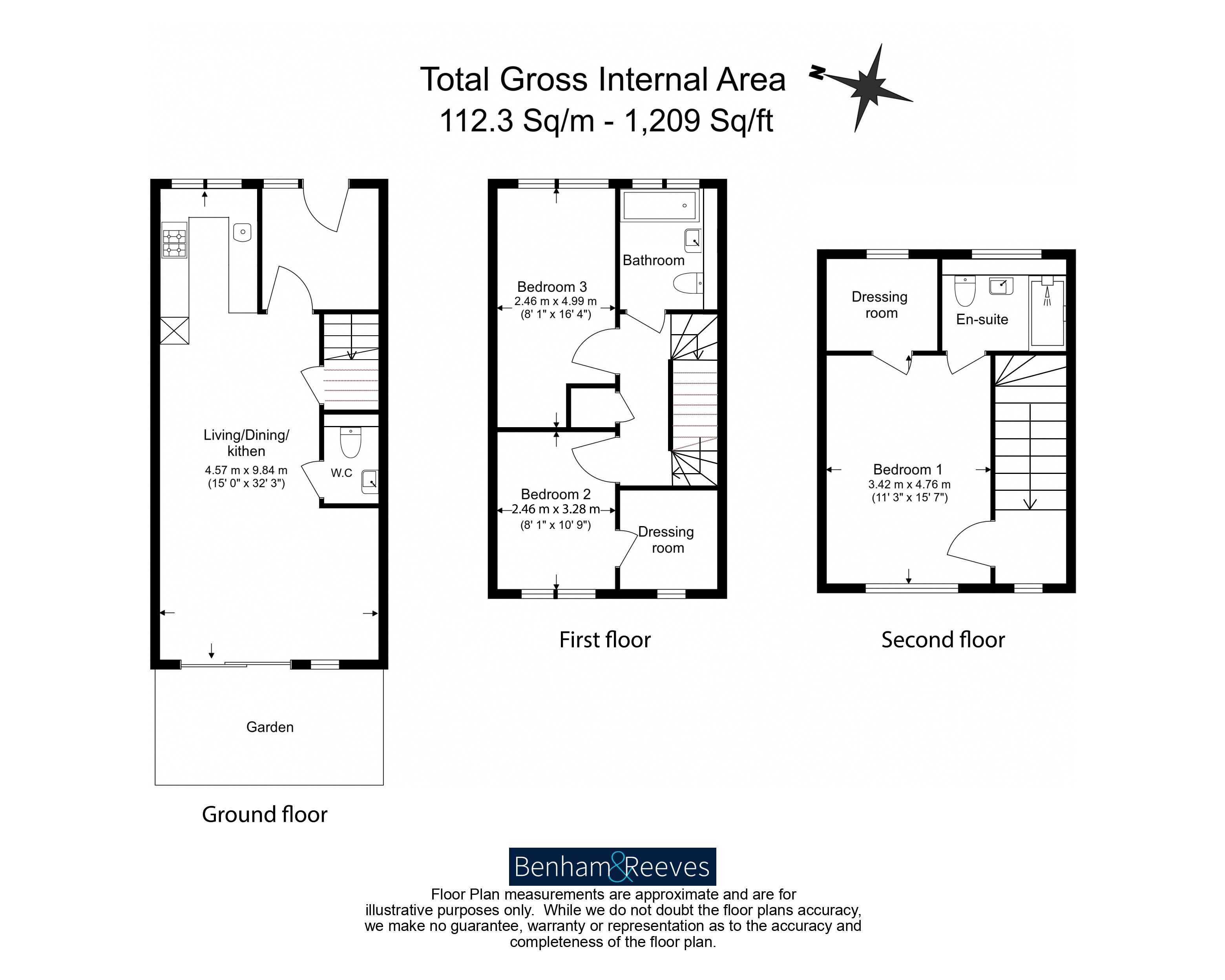 98C,, Warwick Road, Ealing floorplan