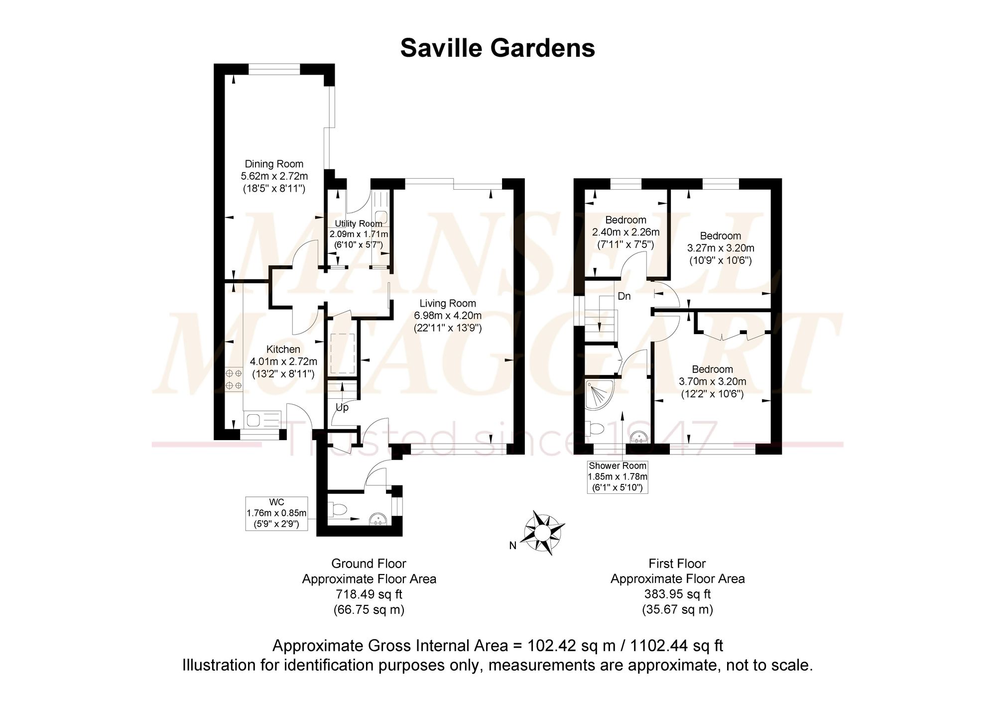 9 Saville Gardens, Billingshurst floorplan