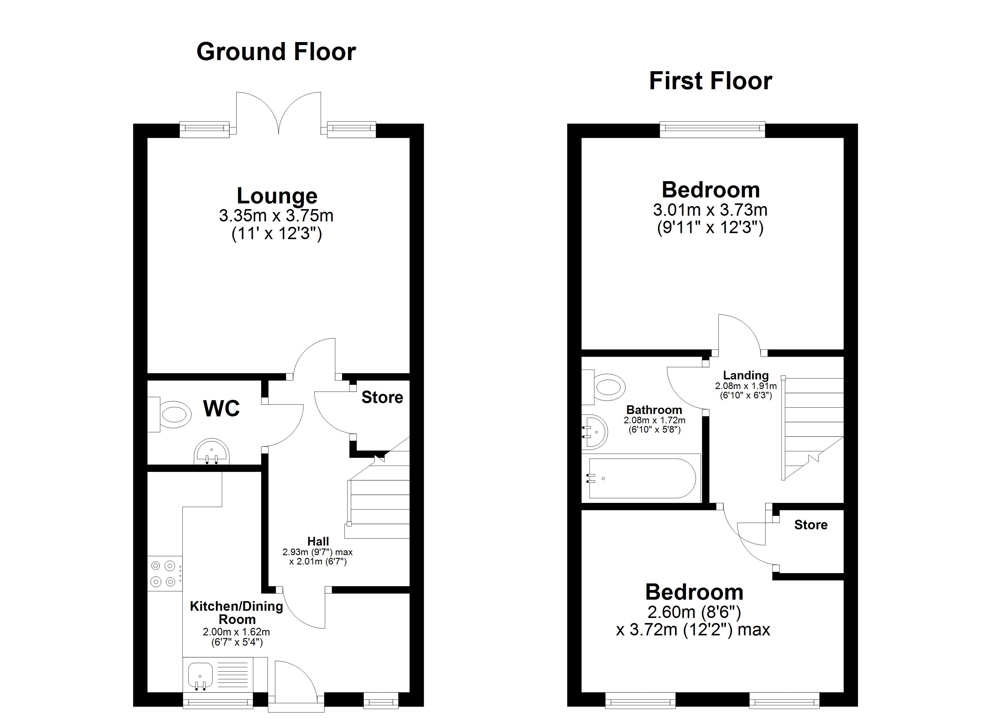 2 Bedrooms Terraced house for sale in Skylark View, Wath-Upon-Dearne, Rotherham S63