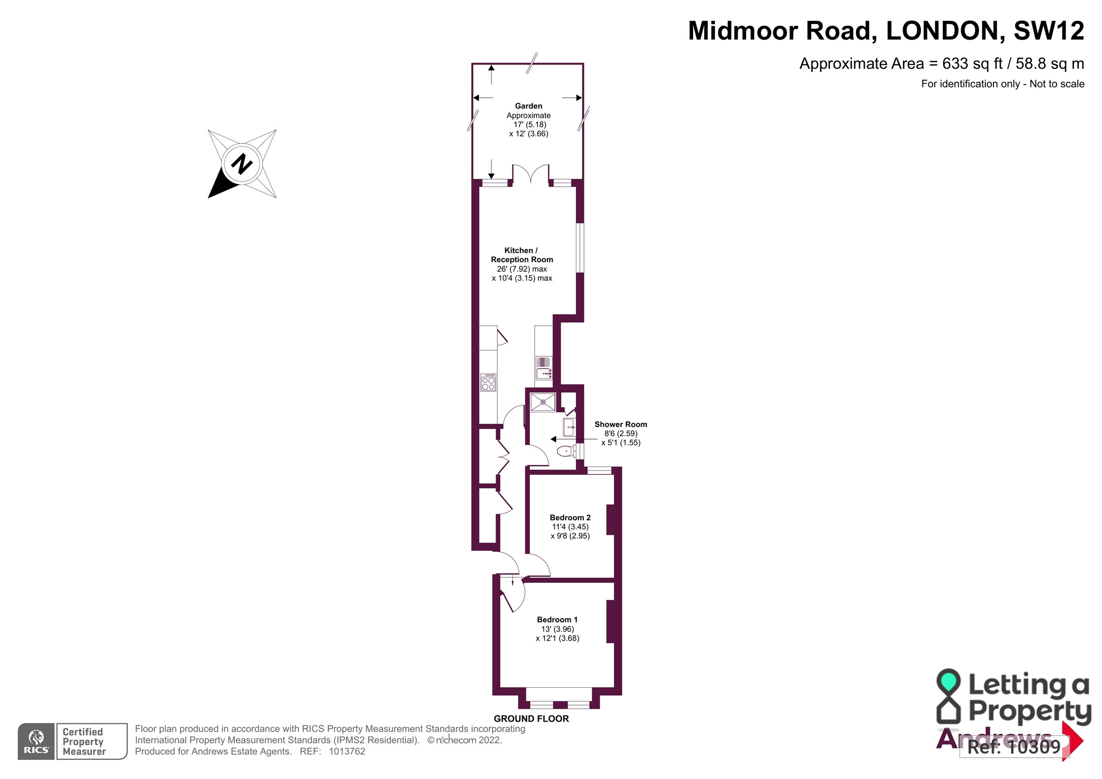 Midmoor Road, London floorplan