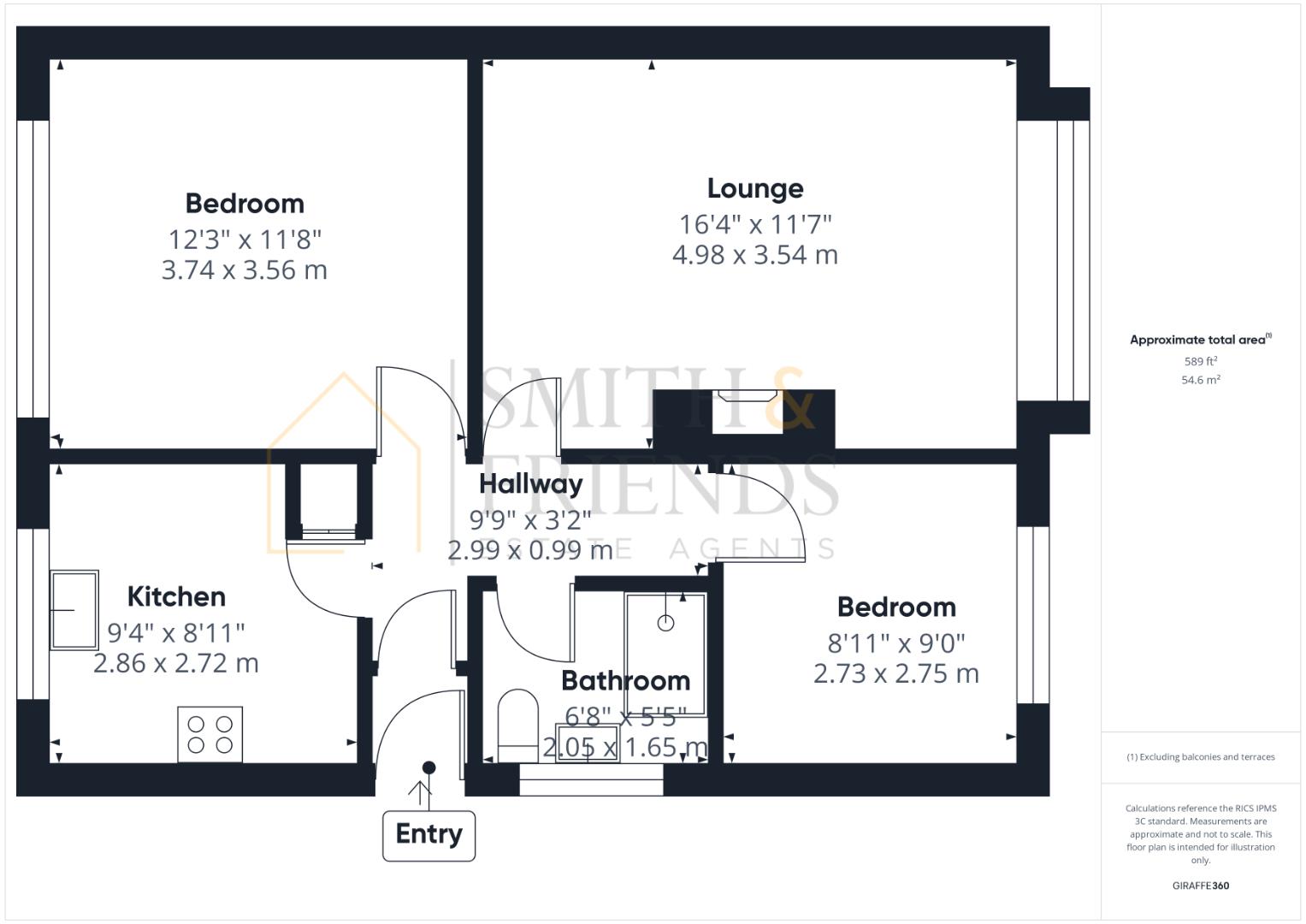 15, Witham Grove, Hartlepool floorplan