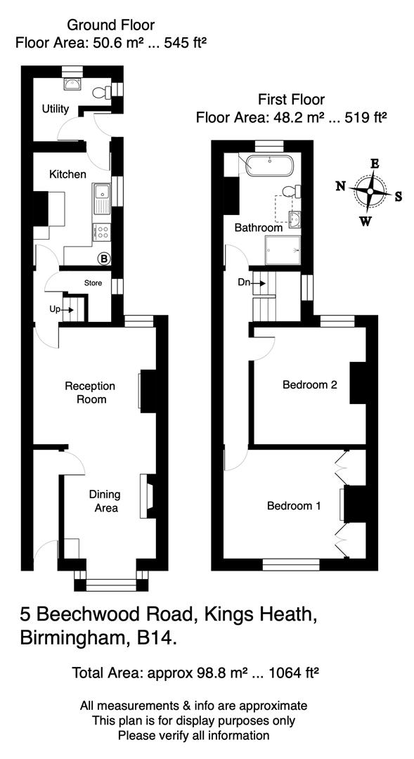 5, Beechwood Road, Birmingham floorplan