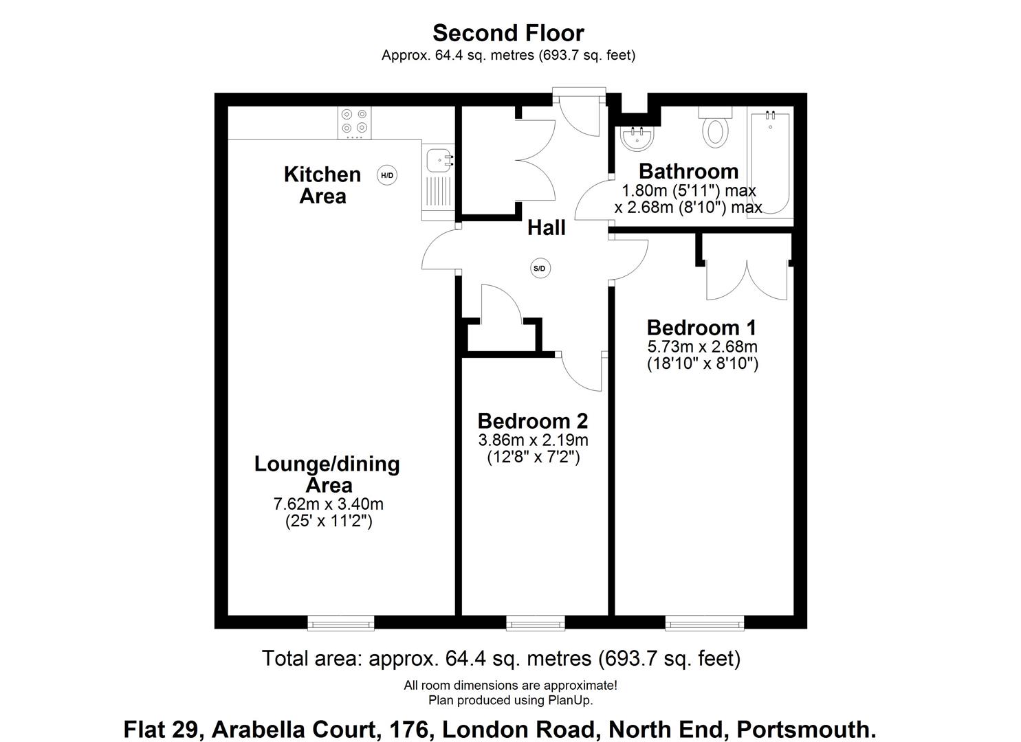 London Road, Portsmouth floorplan